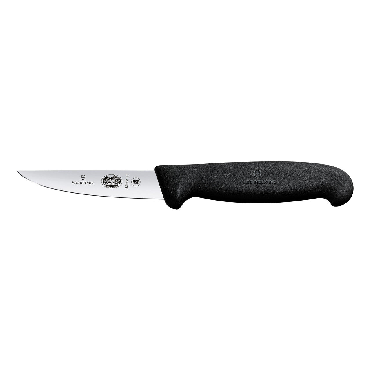 Victorinox Fibrox Rabbit Knife, 10cm - Black