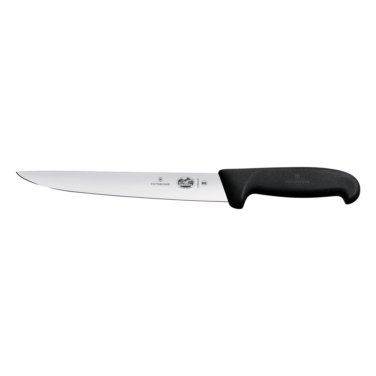 Victorinox Fibrox Sticking Knife, 22cm, Straight Edge - Black