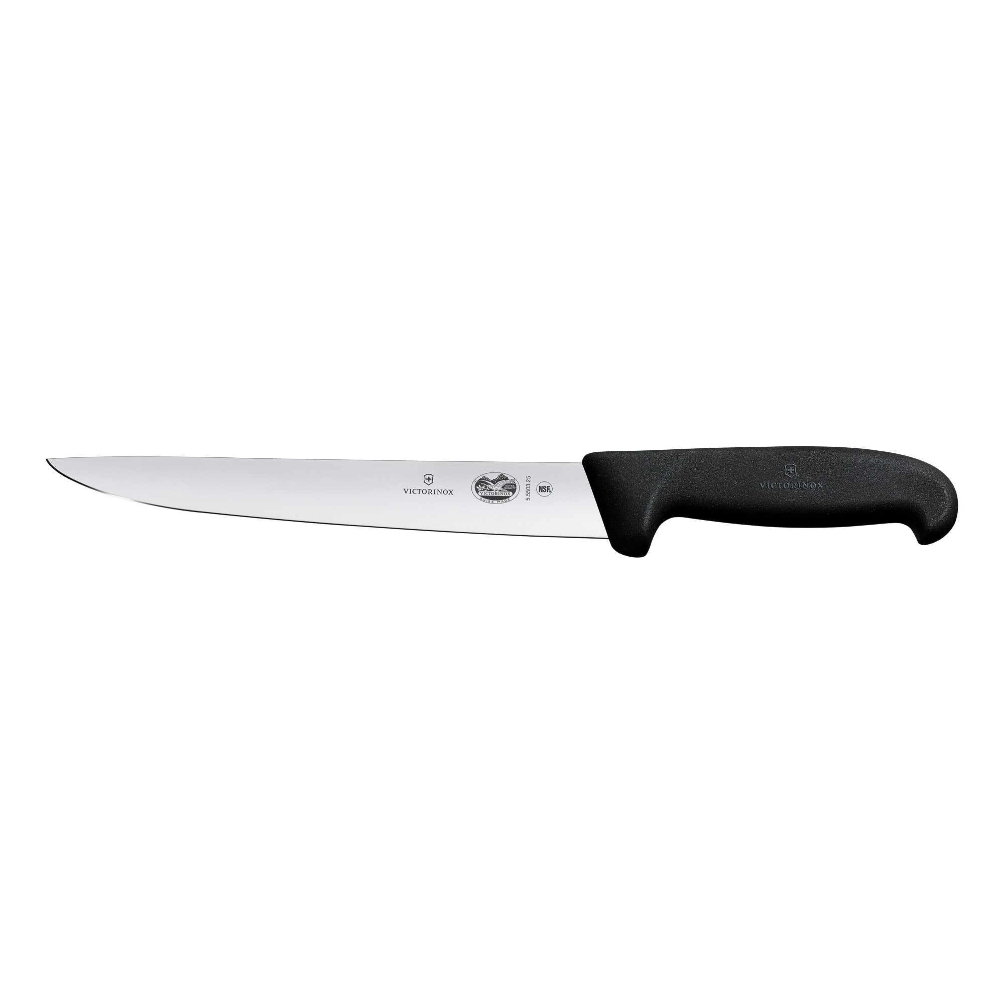 Victorinox Fibrox Sticking Knife, 25cm, Straight Edge - Black