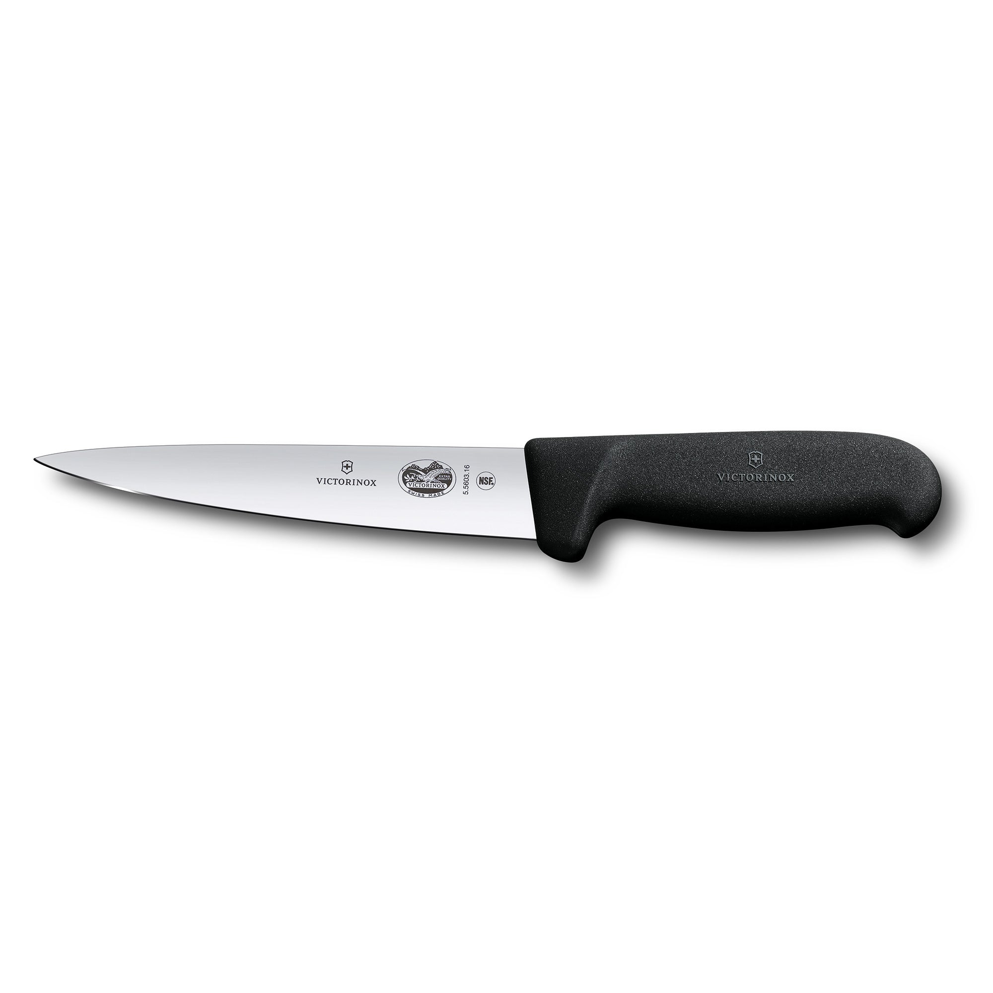 Victorinox Sticking Knife,14cm,Pointed Blade,Fibrox - Black