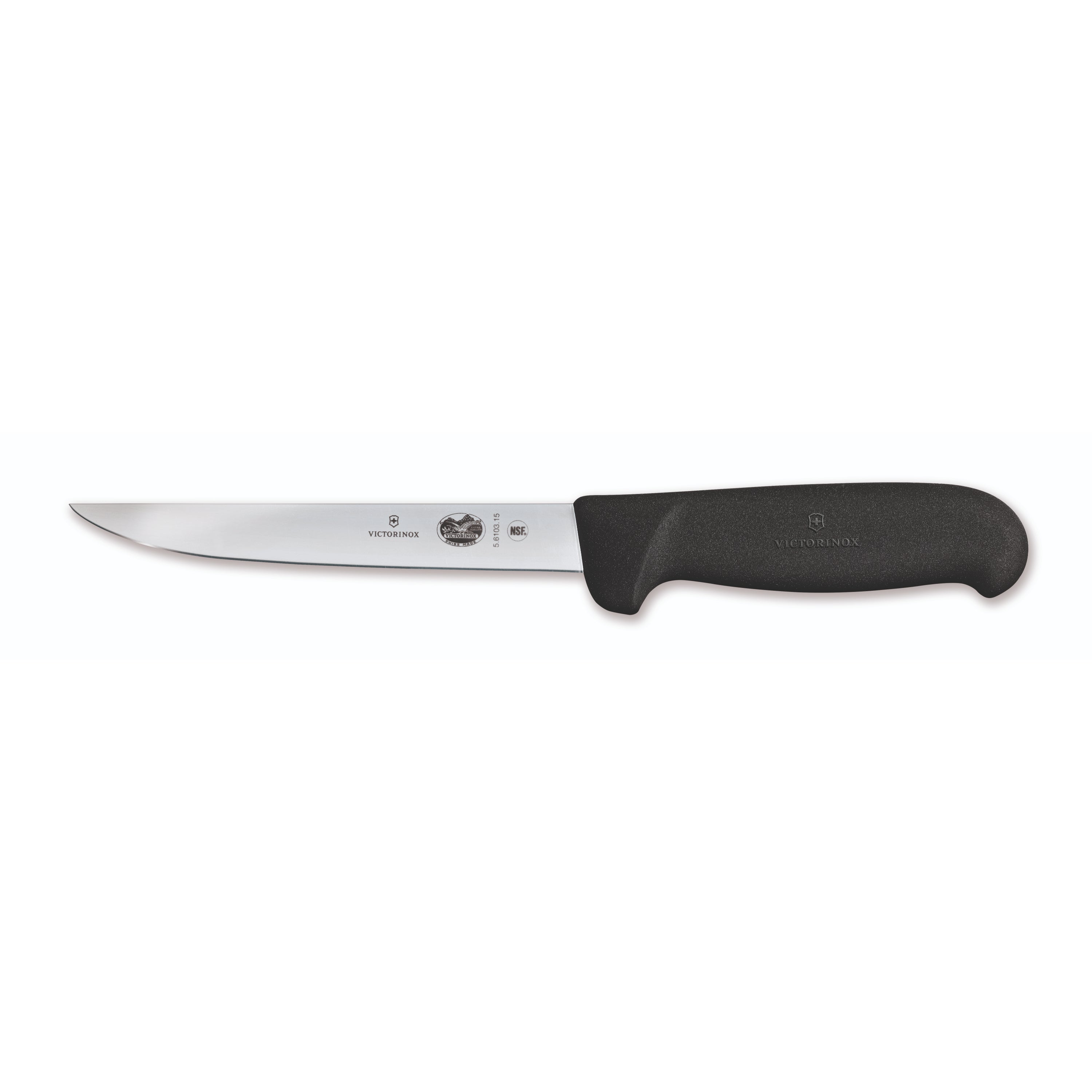 Victorinox Fibrox Boning Knife Straight Narrow 12cm - Black