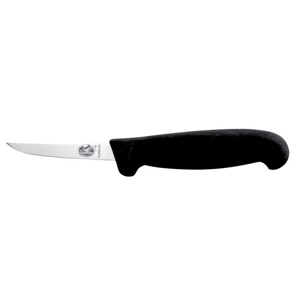Victorinox Fibrox Boning Knife Straight Edge Narrow Semi Flexible Blade 9cm