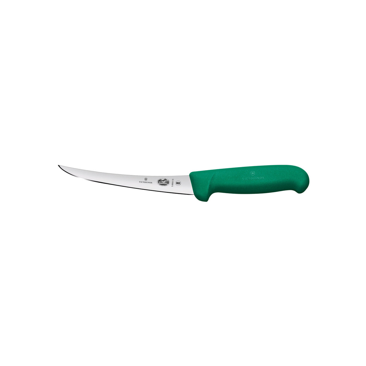 Victorinox Fibrox Boning Knife, 15cm, Curved - Green