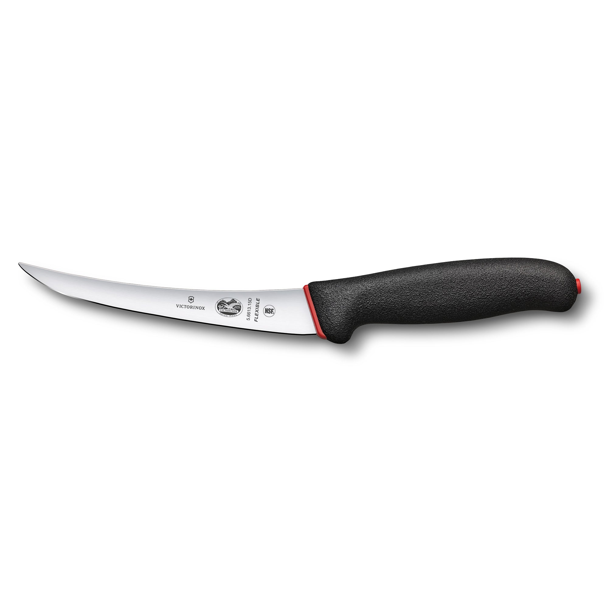 Victorinox Boning Knife,15cm Curved,Flexible Narrow Blade,Fibrox - Dual Grip