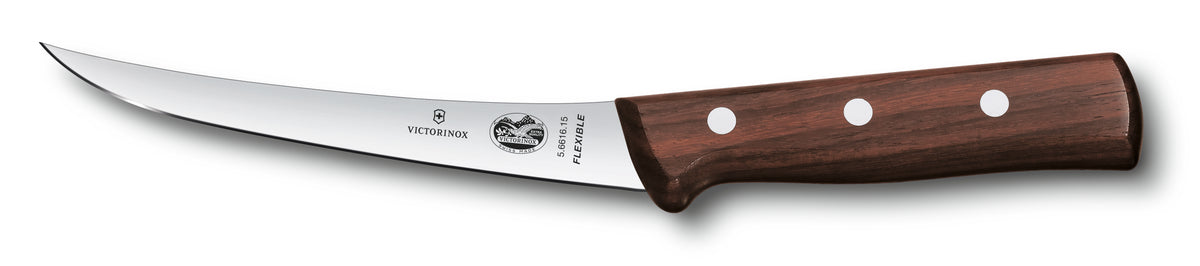 Victorinox Wood Boning Knife Curved Narrow Flexible Blade American Handle 12cm