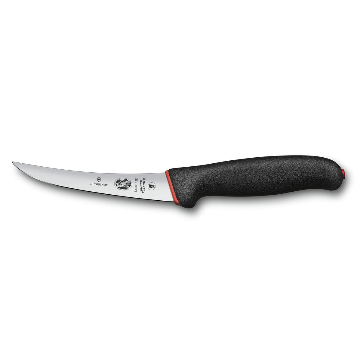 Victorinox Dual Grip Boning Knife Curved Narrow Super Flexible Blade 12cm