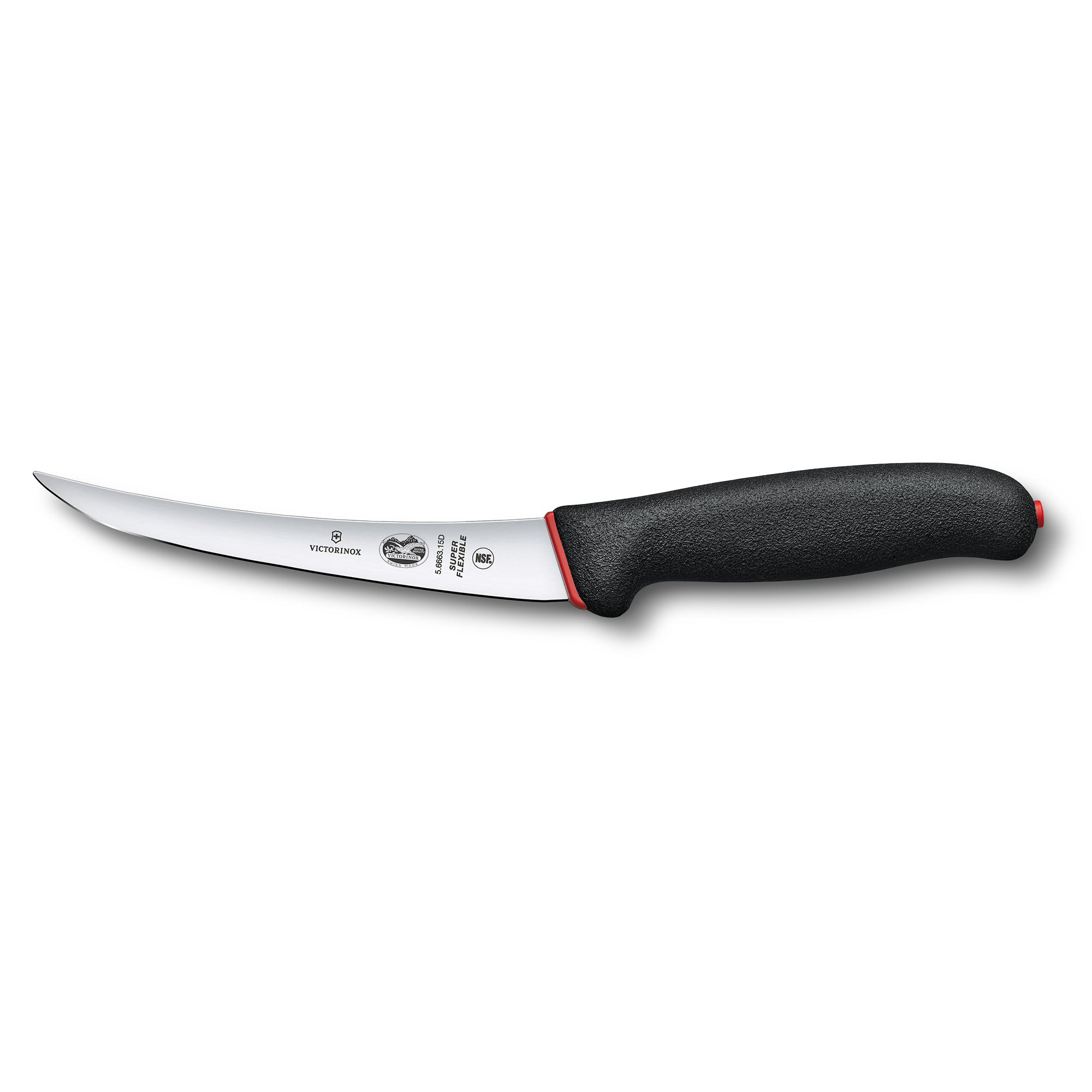 Victorinox Boning Knife, 15cm Curved, Super Flexible Narrow Blade - Dual Grip