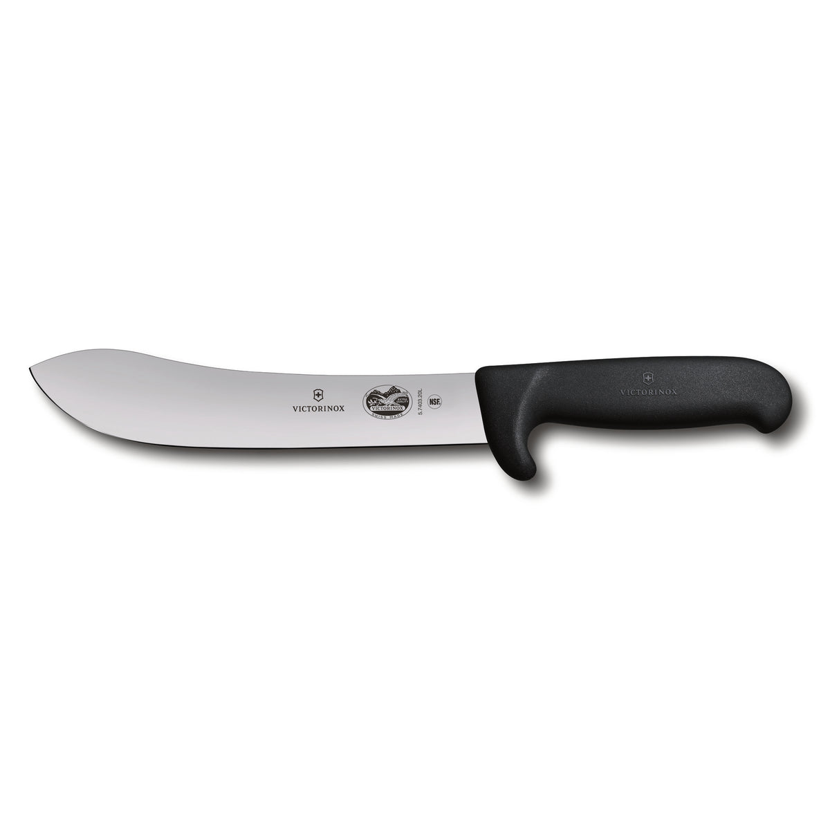 Victorinox Fibrox Butcher's Knife Wide Tip Blade Safety Nose 20cm