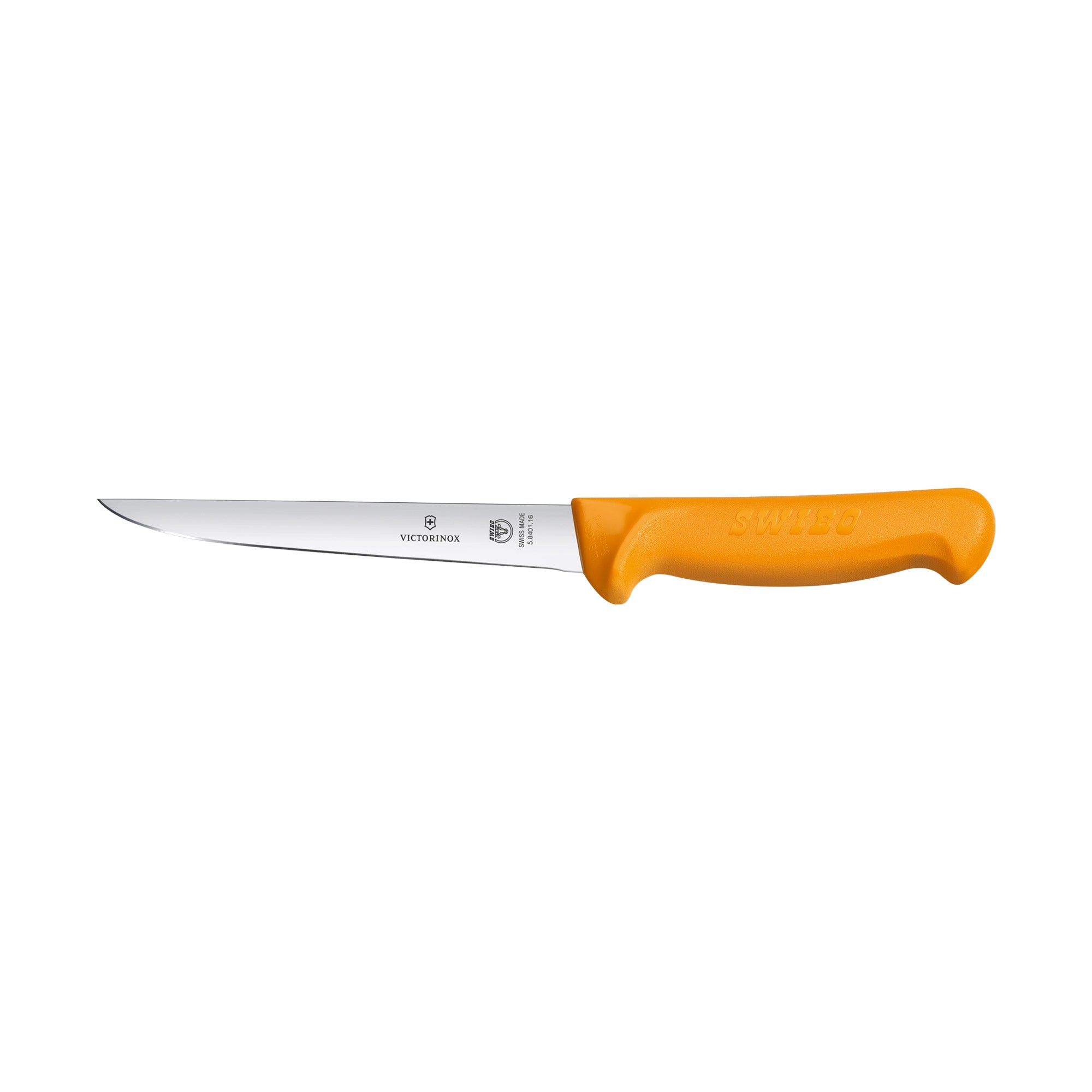Victorinox Swibo Boning Knife,14cm Straight Wide Blade - Yellow