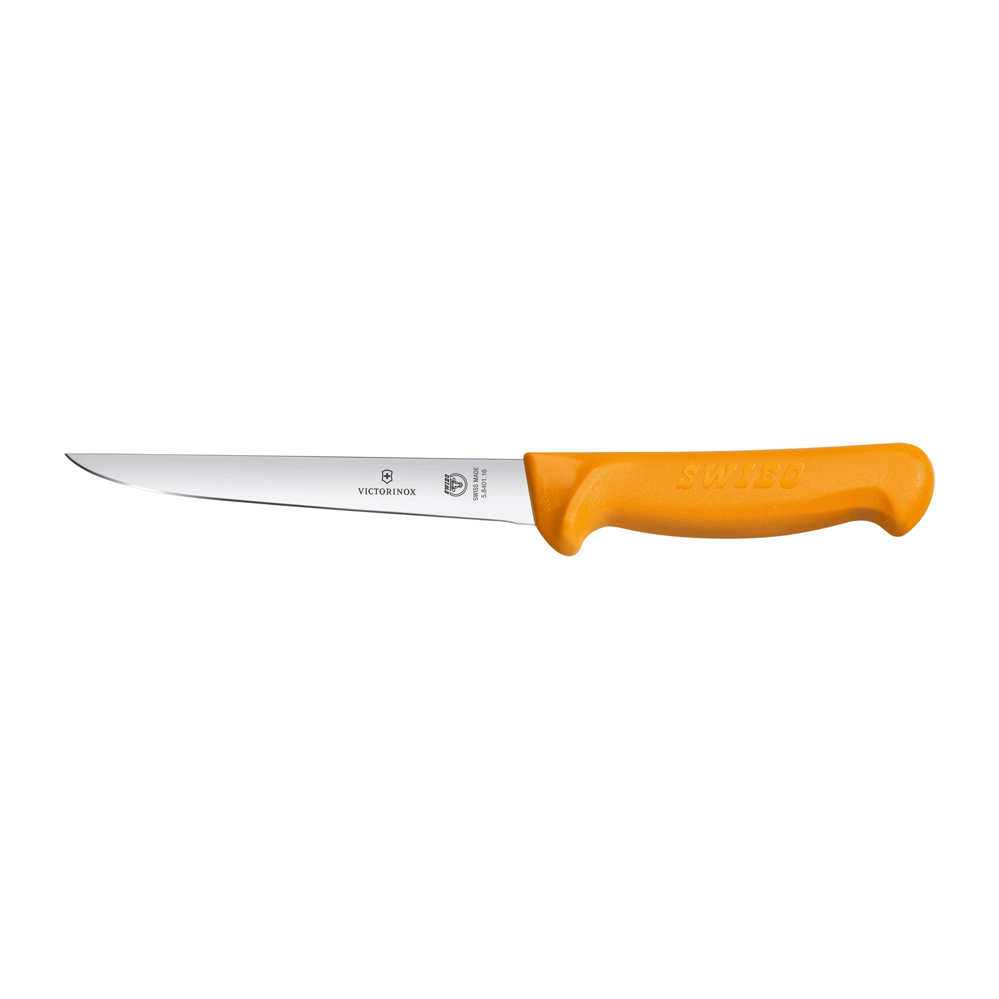 Victorinox Swibo Boning Knife,16cm Straight Wide Blade - Yellow