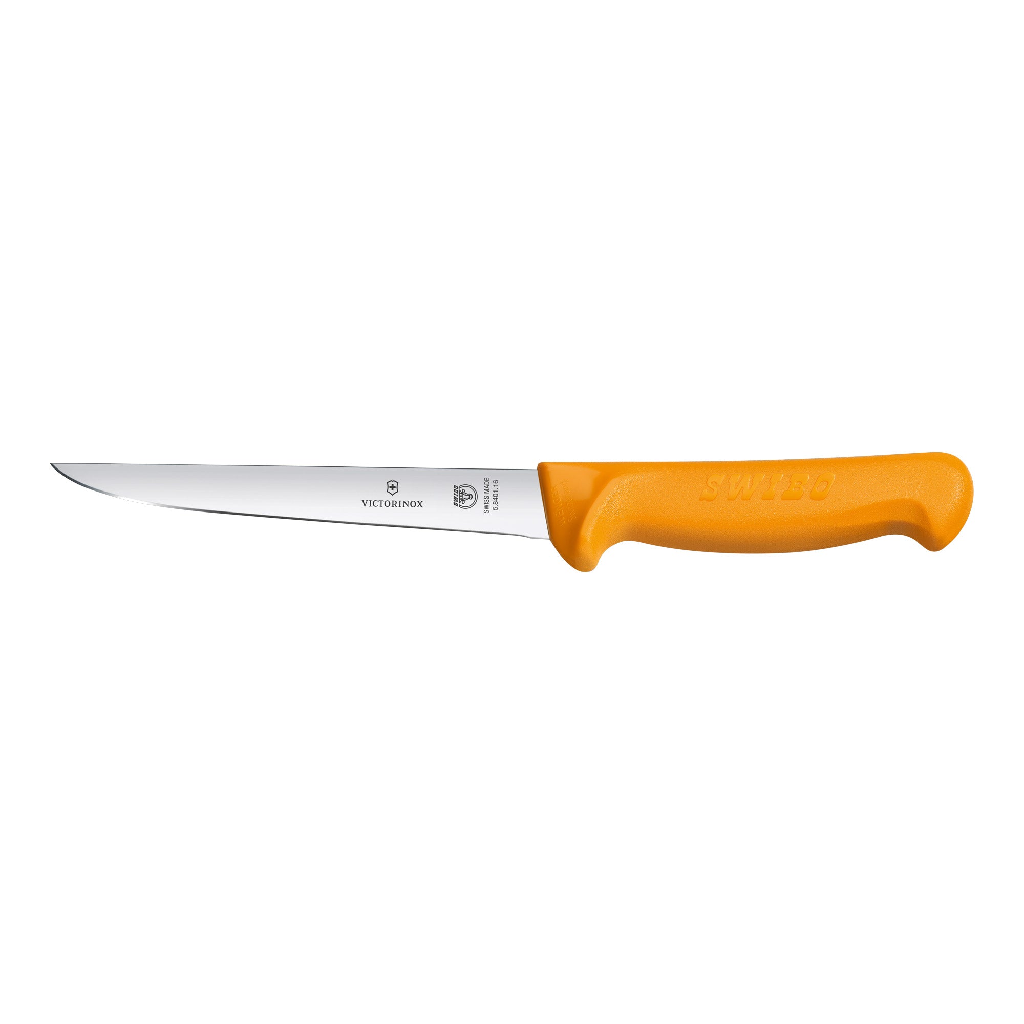 Victorinox Swibo Boning Knife,18cm Straight Wide Blade - Yellow