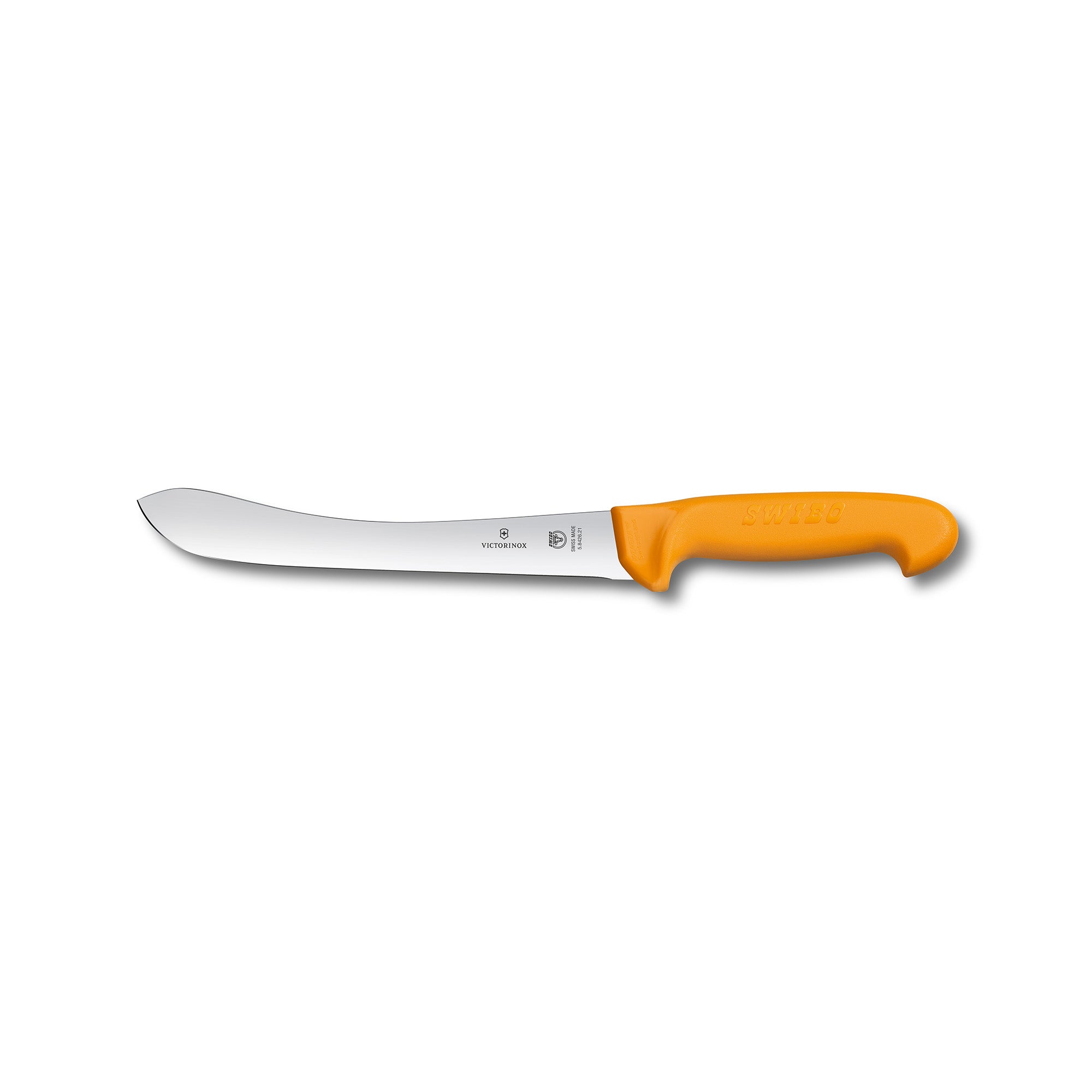 Victorinox Swibo Butchers Knife,17cm Wide Tip Blade - Yellow