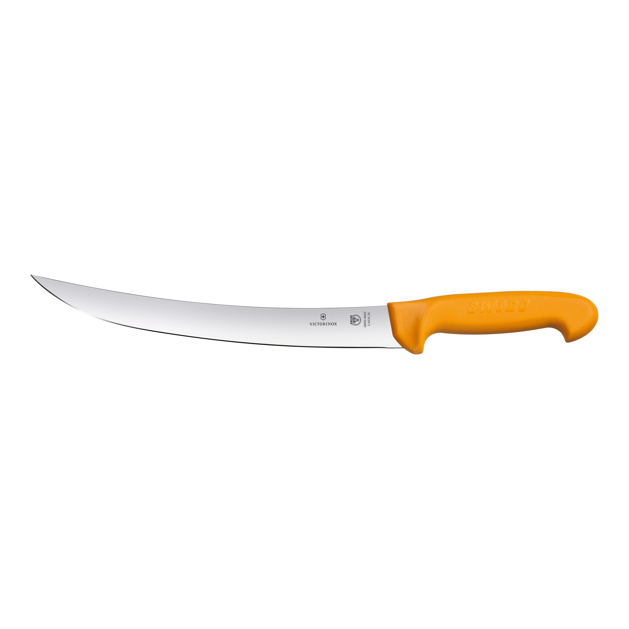 Victorinox Swibo Butchers Knife,26cm Curved Stiff Blade - Yellow
