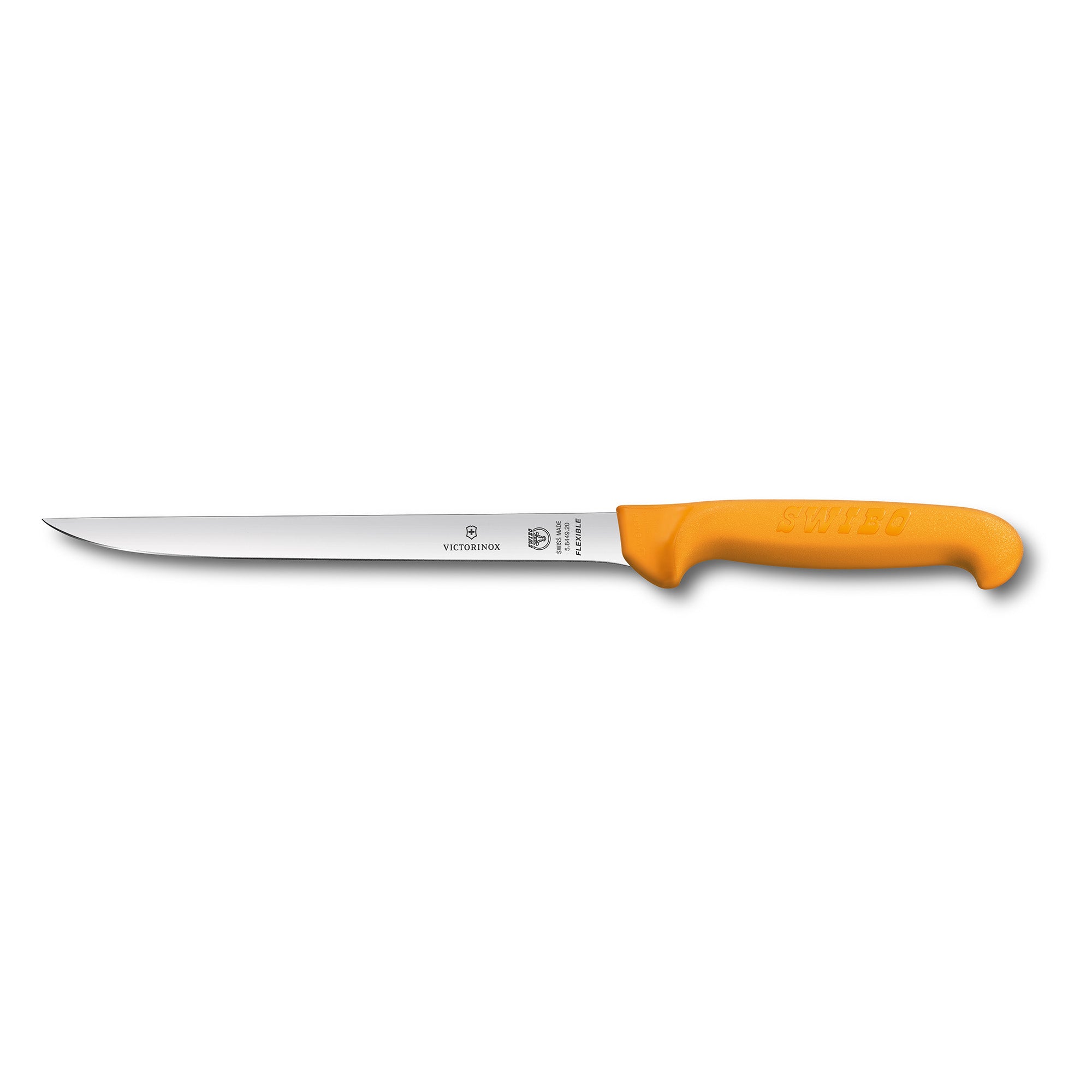 Victorinox 20cm Filleting Knife Flex Blade,Narrow Handle - Yellow