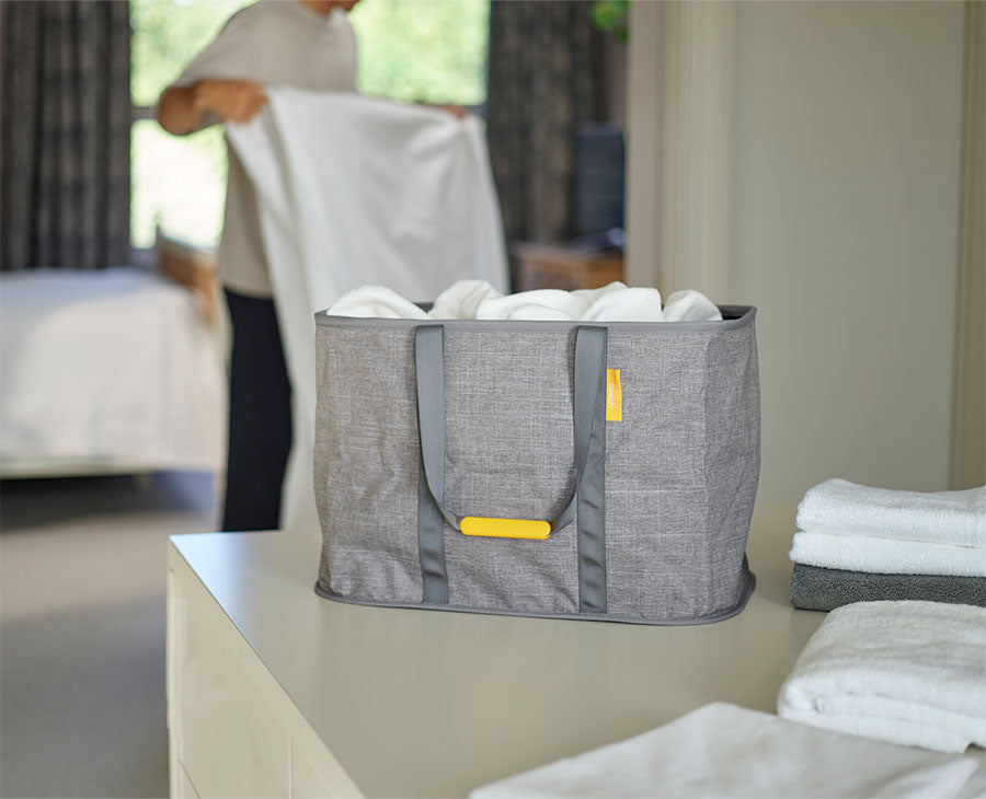 Joseph Joseph Hold-All Max Large Collapsible 55L Laundry Basket - Grey