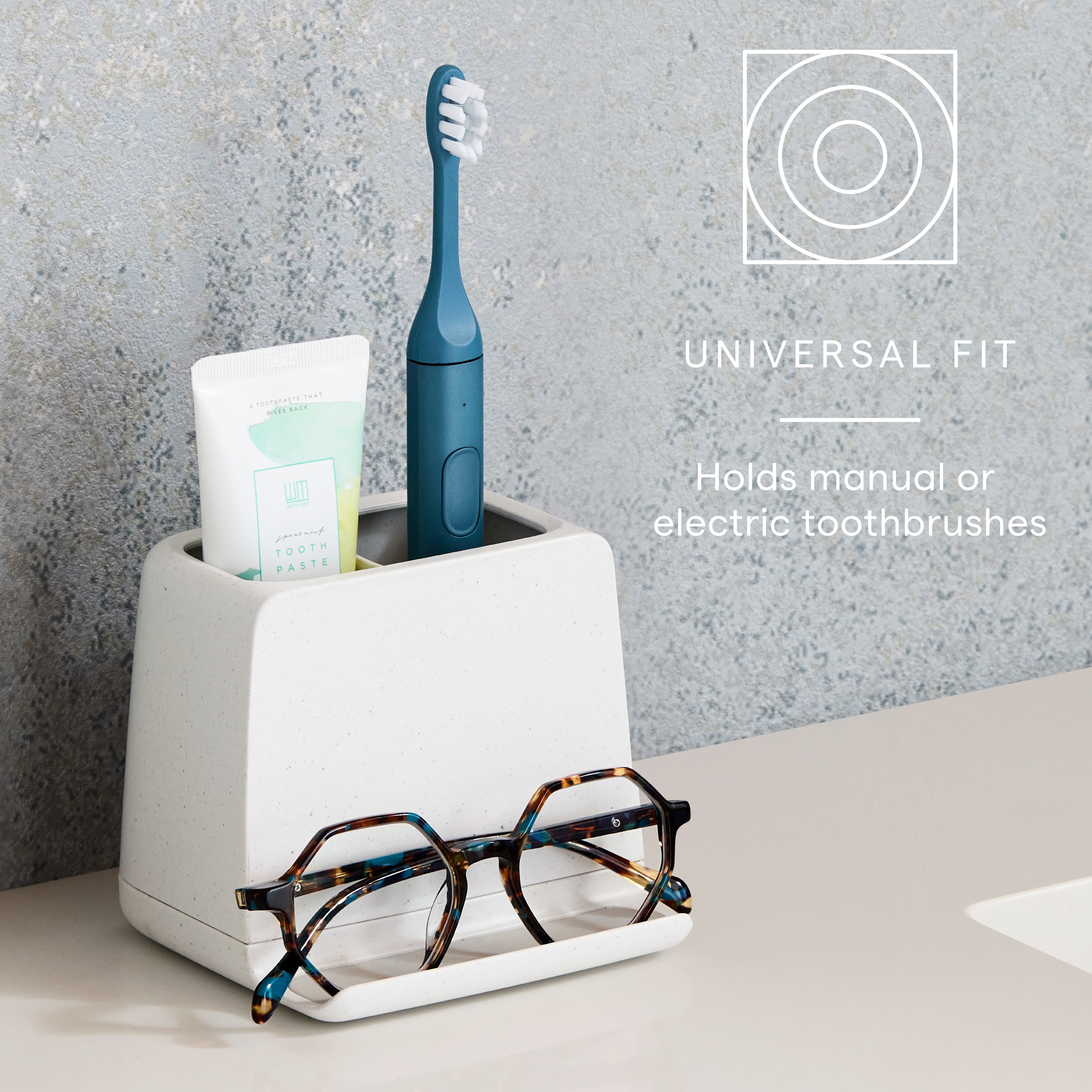 YouCopia The Ledge™ Toothbrush Holder 2-Slot