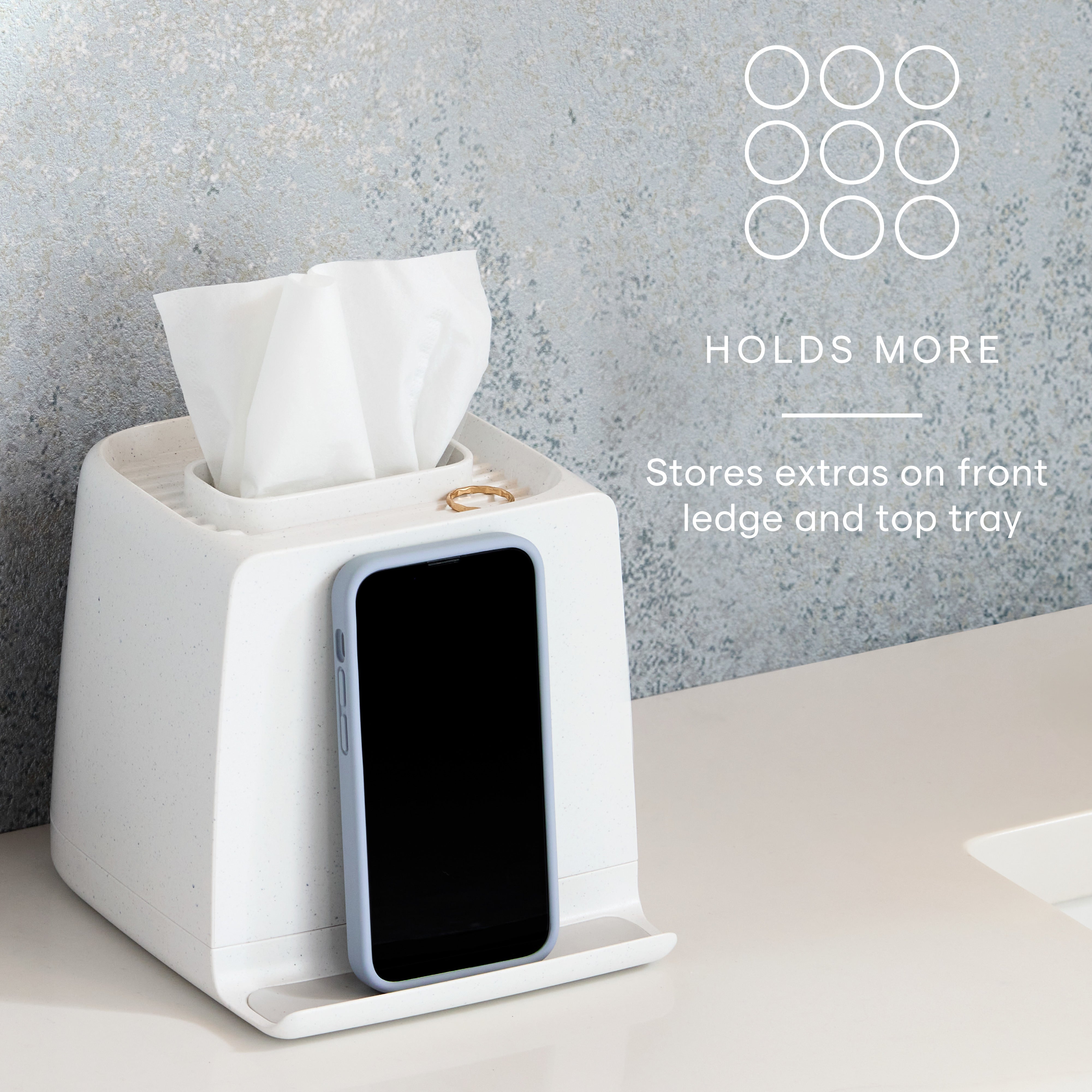 YouCopia The Ledge™ Tissue Holder Cube