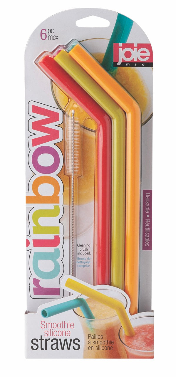Joie Smoothie Silicone Straw 6pc W Brush