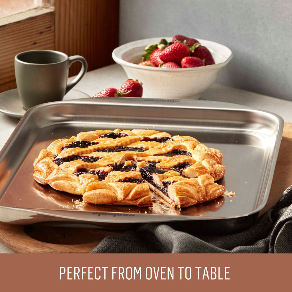 Essteele Clad Stainless Steel Baking Sheet 30 x 38 x 2.5cm