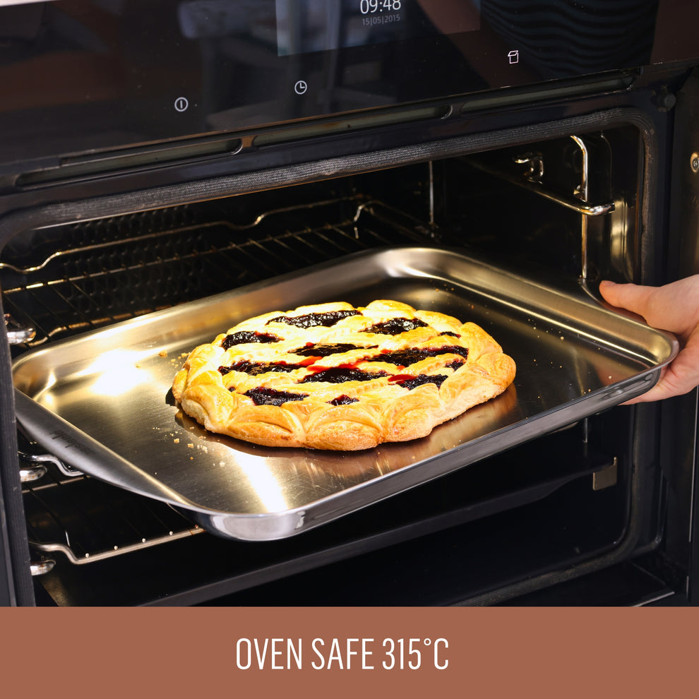 Essteele Clad Stainless Steel Baking Sheet 30 x 38 x 2.5cm