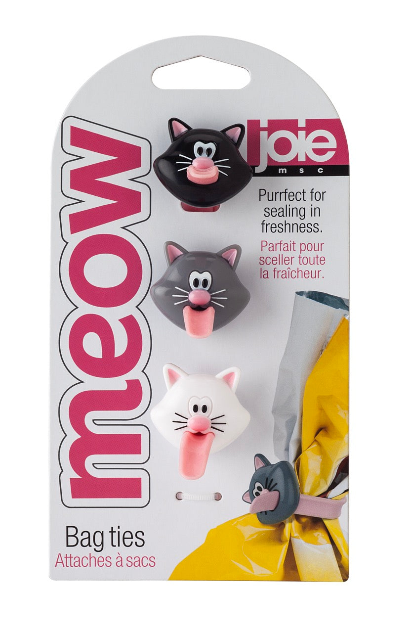 Joie Meow Bag Ties 3pc