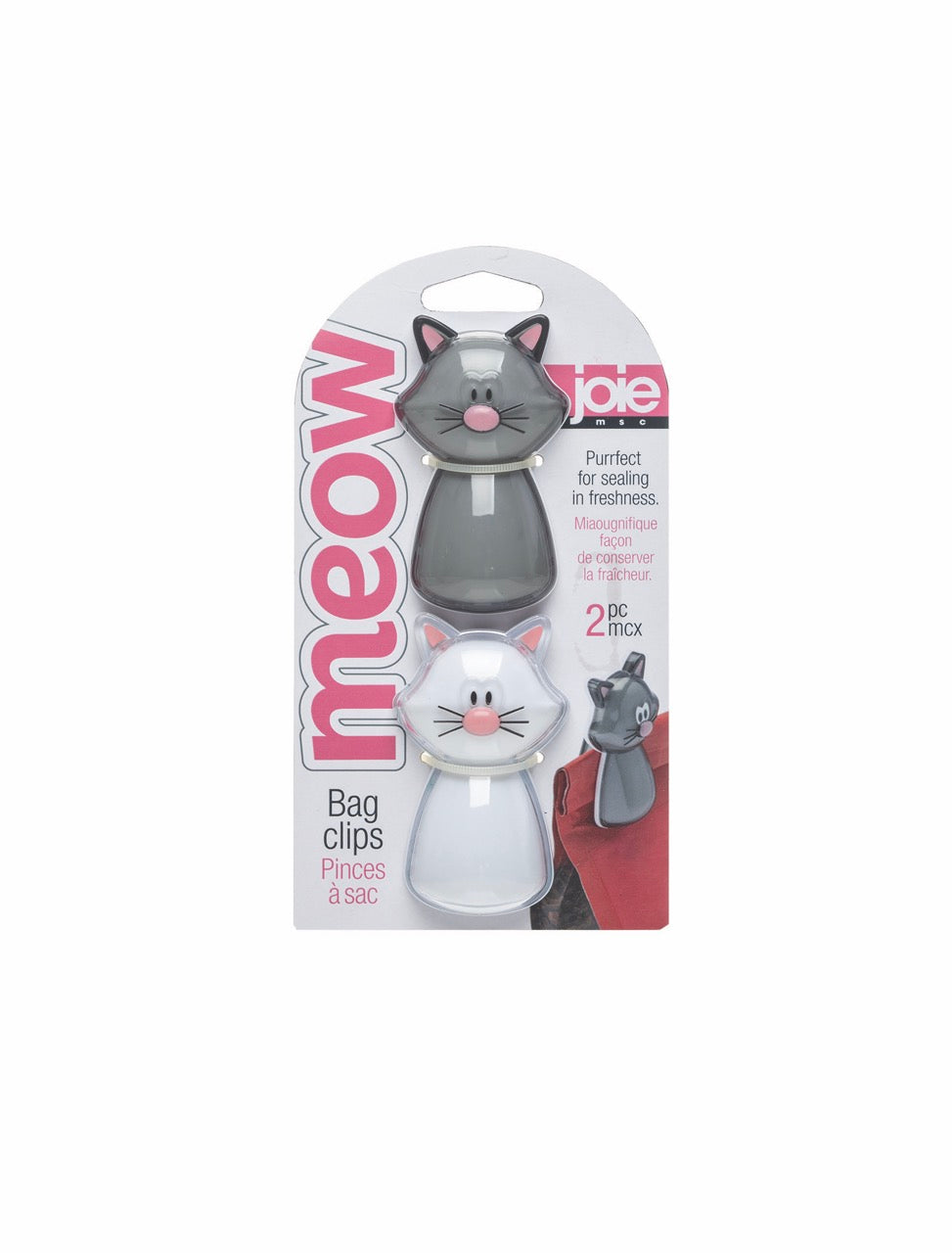 Joie Meow Bag Clips 2pc