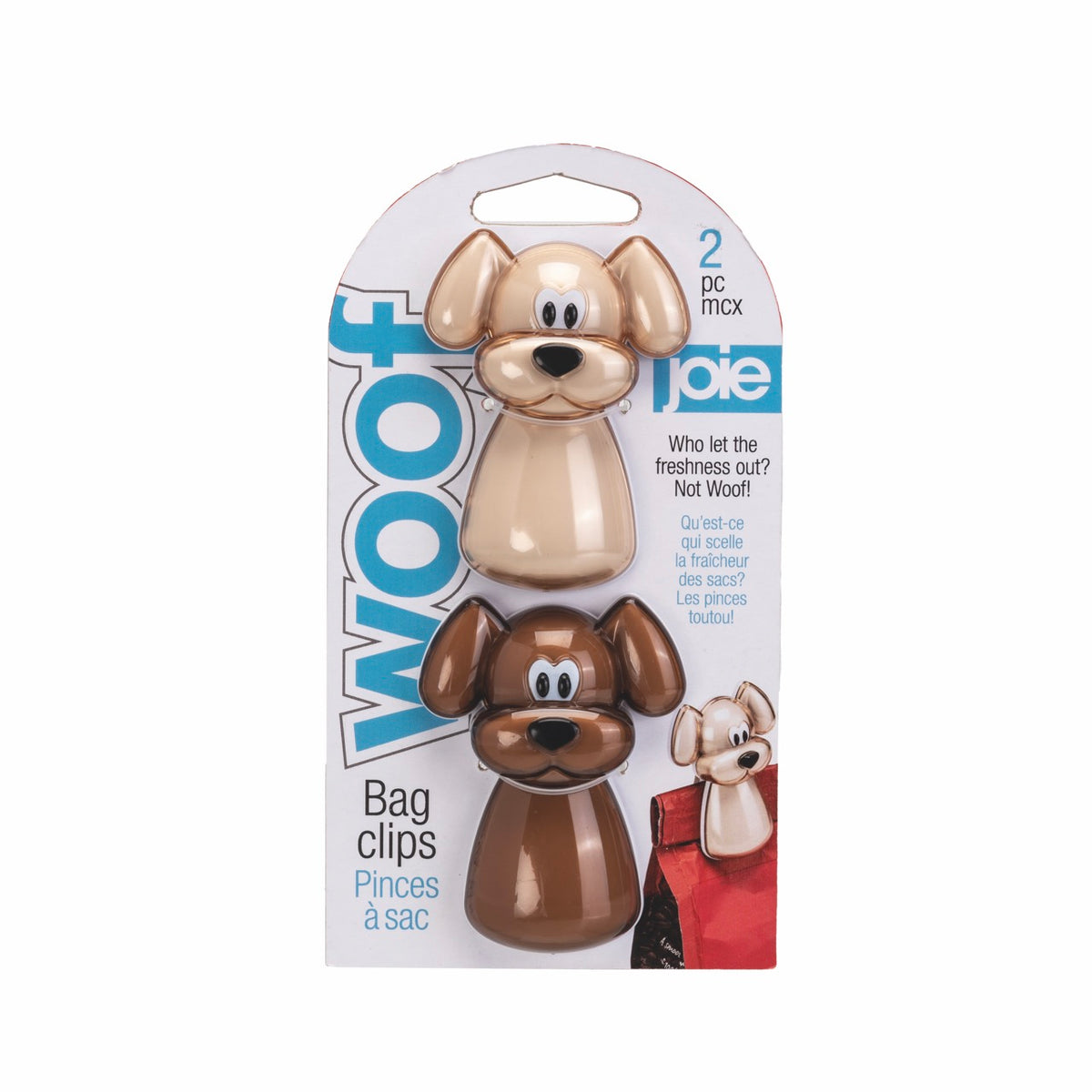 Joie Woof Dog Bag Clips 2Pc