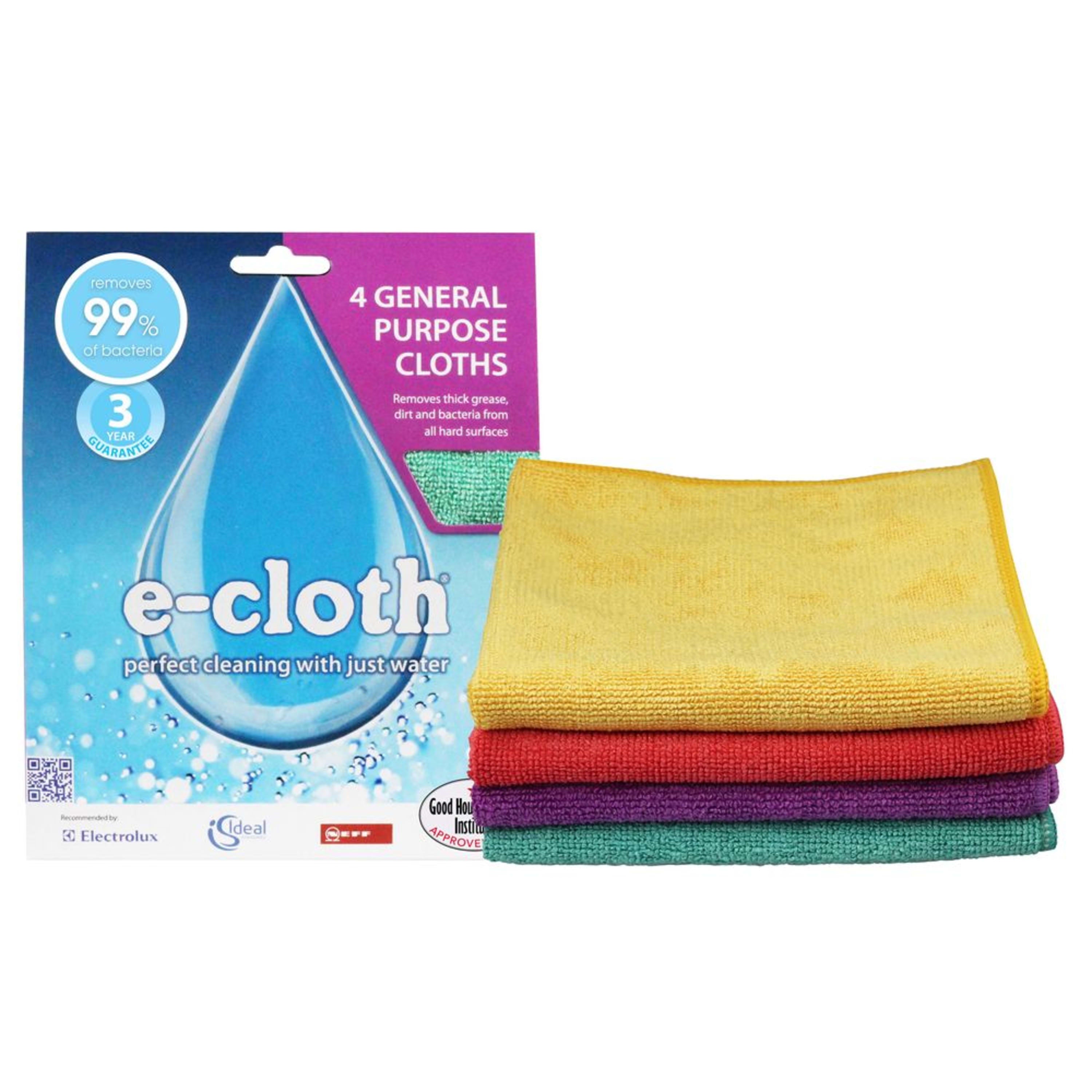 e-cloth Essentials General Purpose Cloth 4 Piece Set