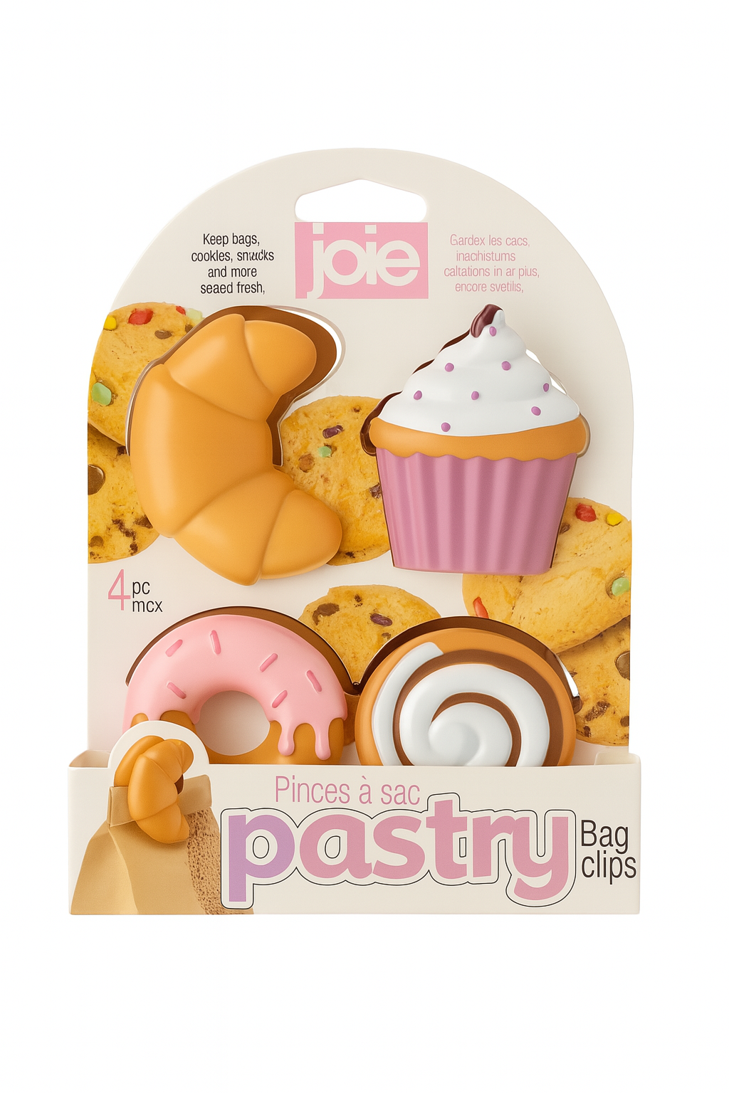 Joie Pastry Bag Clips 4pk