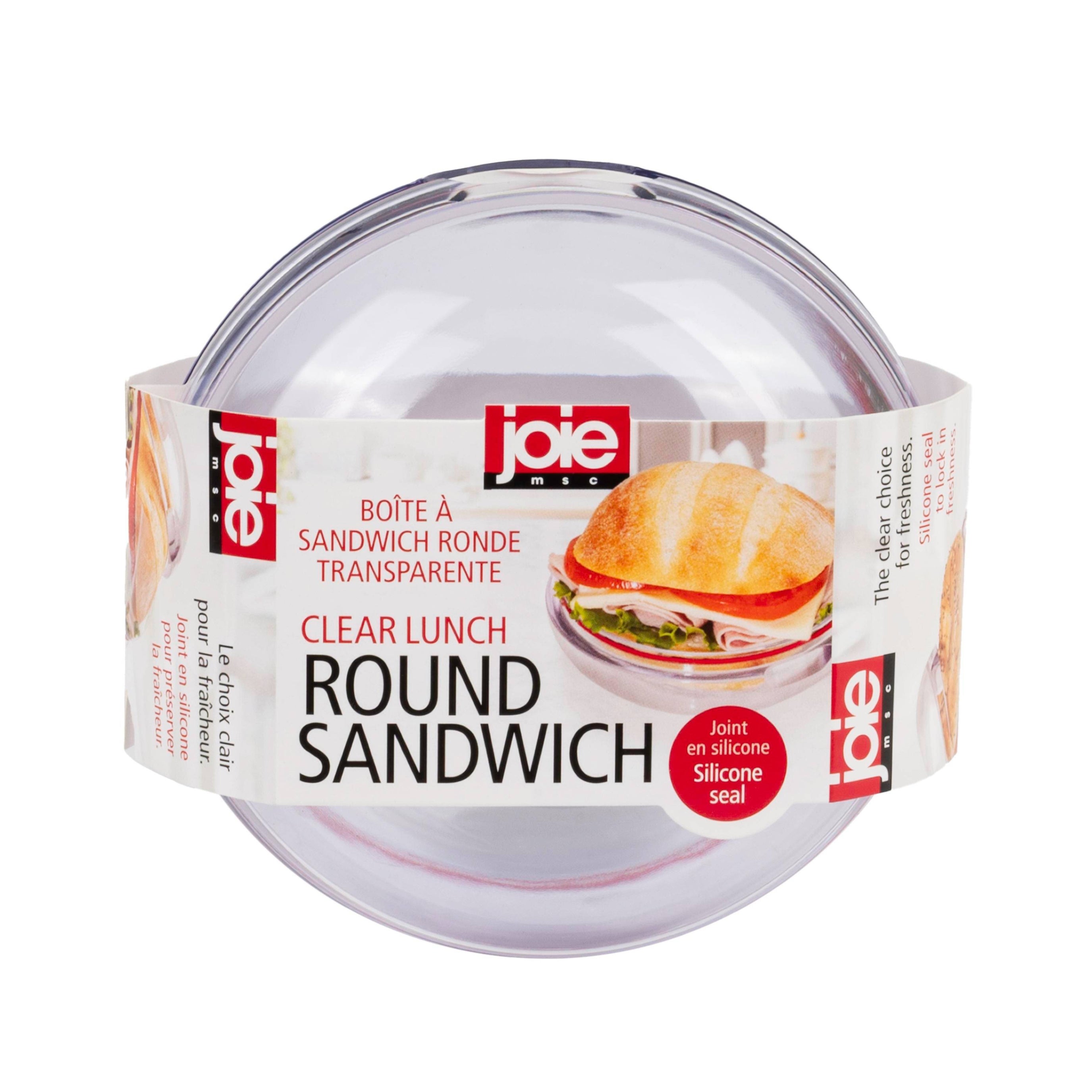 Joie Clear Lunch Bagel Box