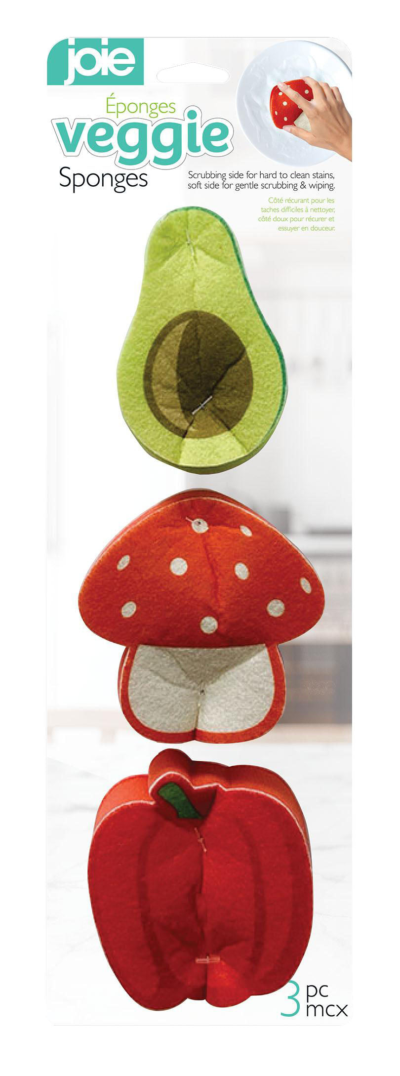 Joie Veggie Sponges 3 Pack