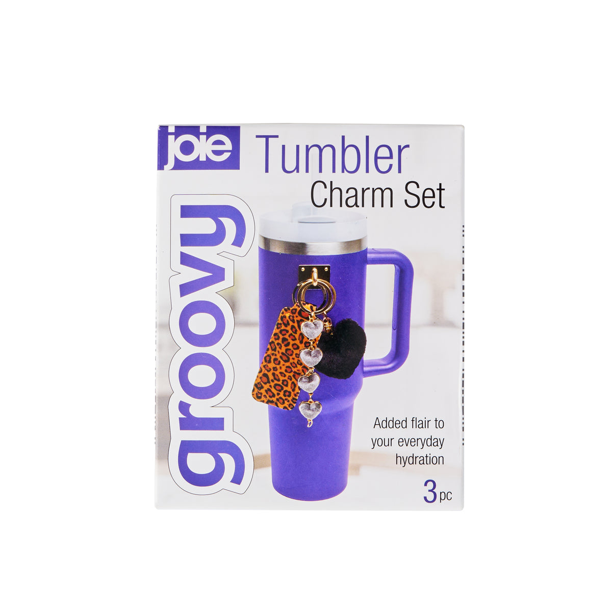 Joie Groovy Tumbler Charm Set 3 Pack