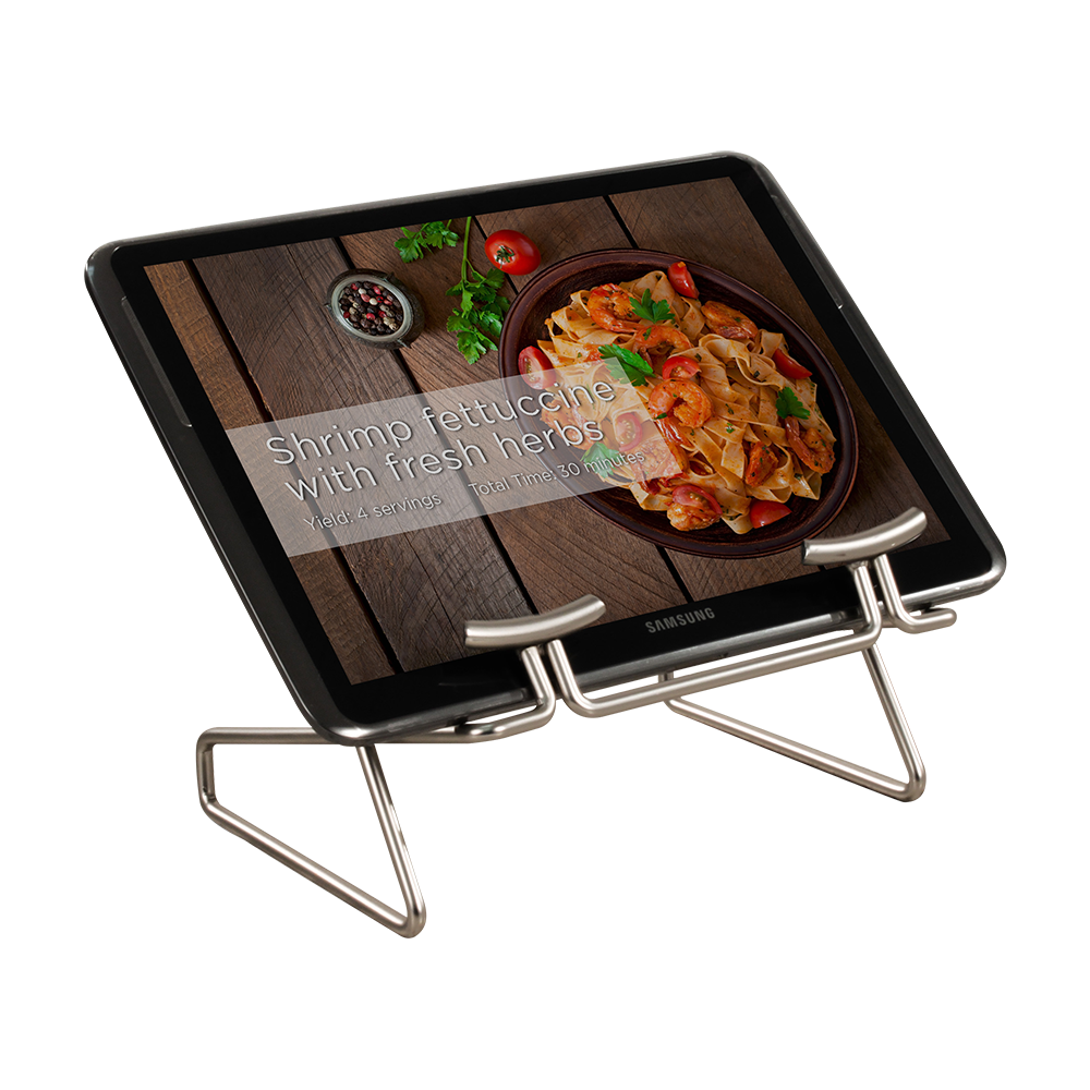 Spectrum Euro Tablet & Cookbook Stand – Satin