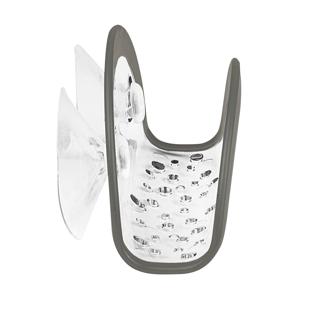 Spectrum Cora Suction Sink Sponge Holder – Grey