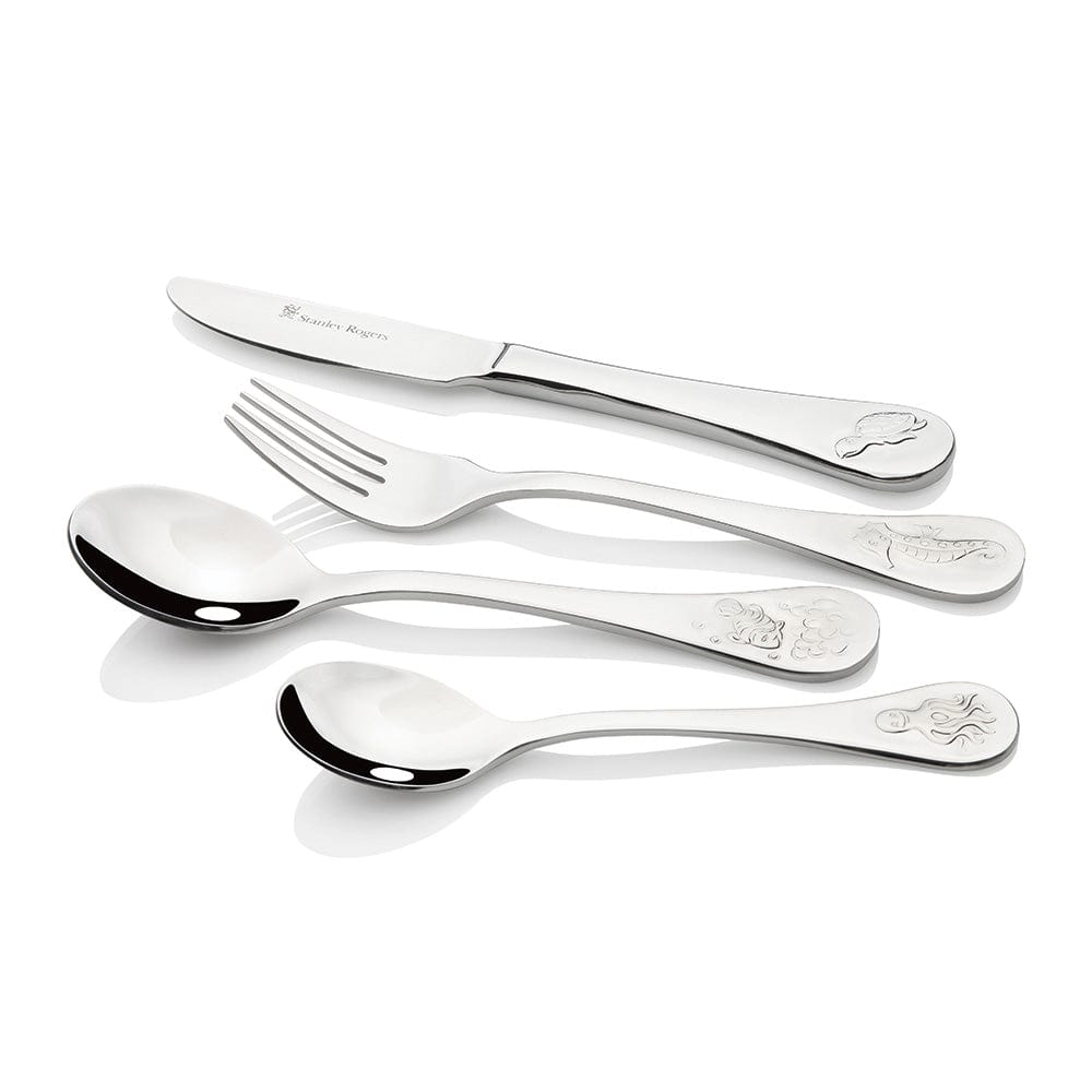 Stanley Rogers Children's Cutlery 4 Piece Set - Sea Animals