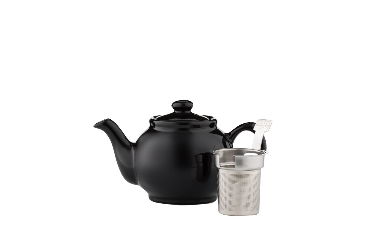 Price & Kensington Teapot 2 Cup (450ml) Black Gloss