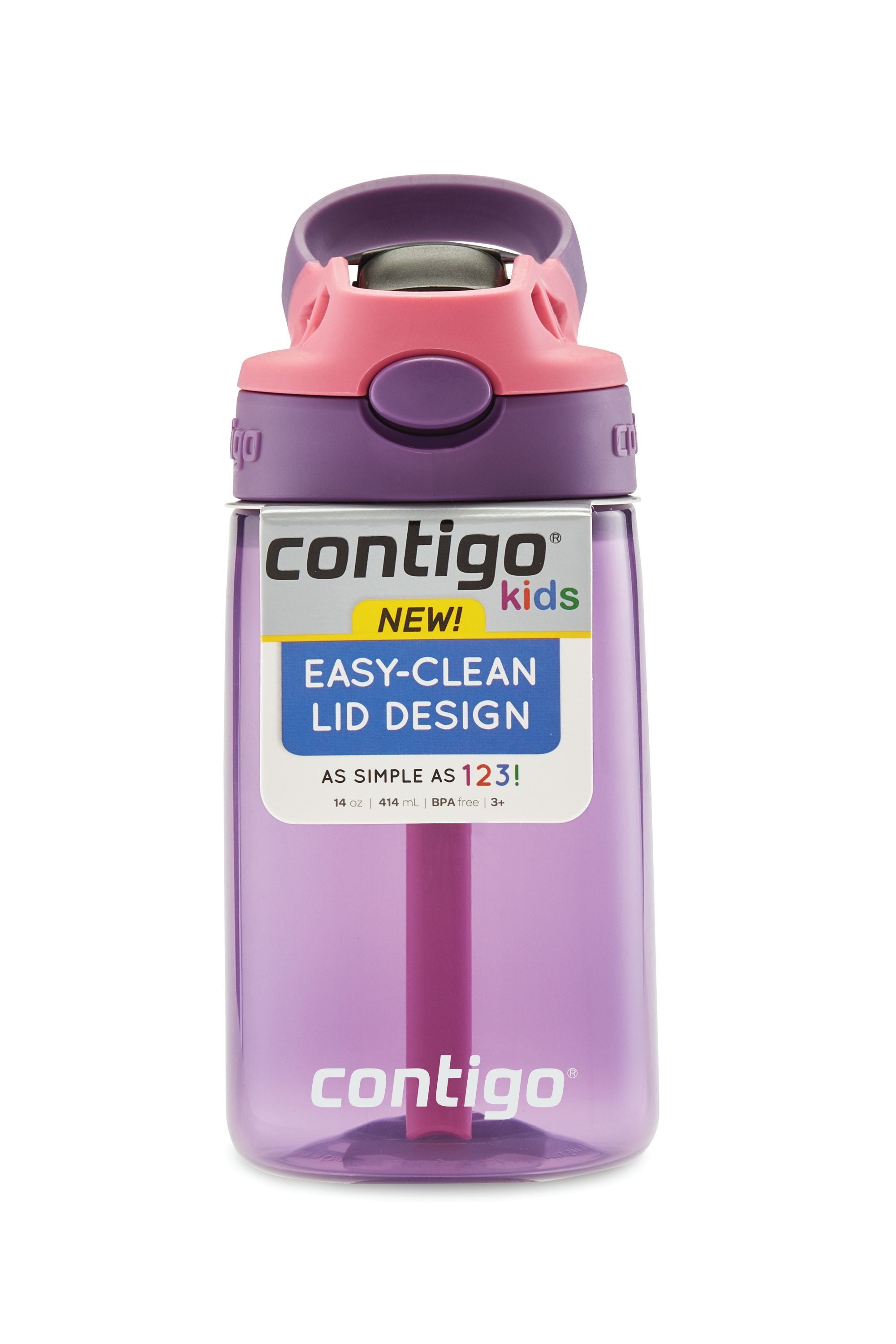 Contigo Kids Autospout Drink Bottle 414ml Purple Punch