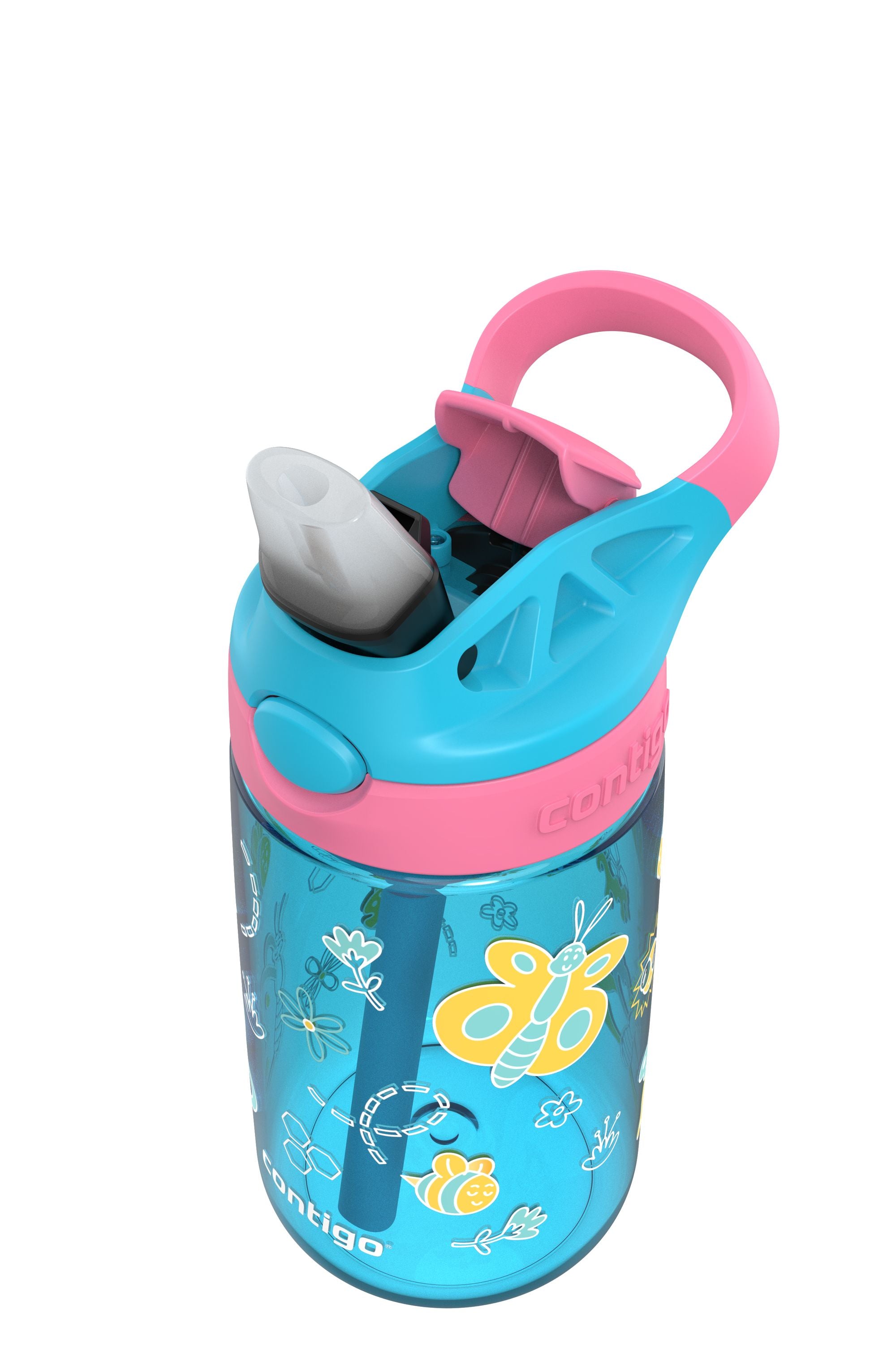 Contigo Kids Autospout Drink Bottle 414ml Butterflies