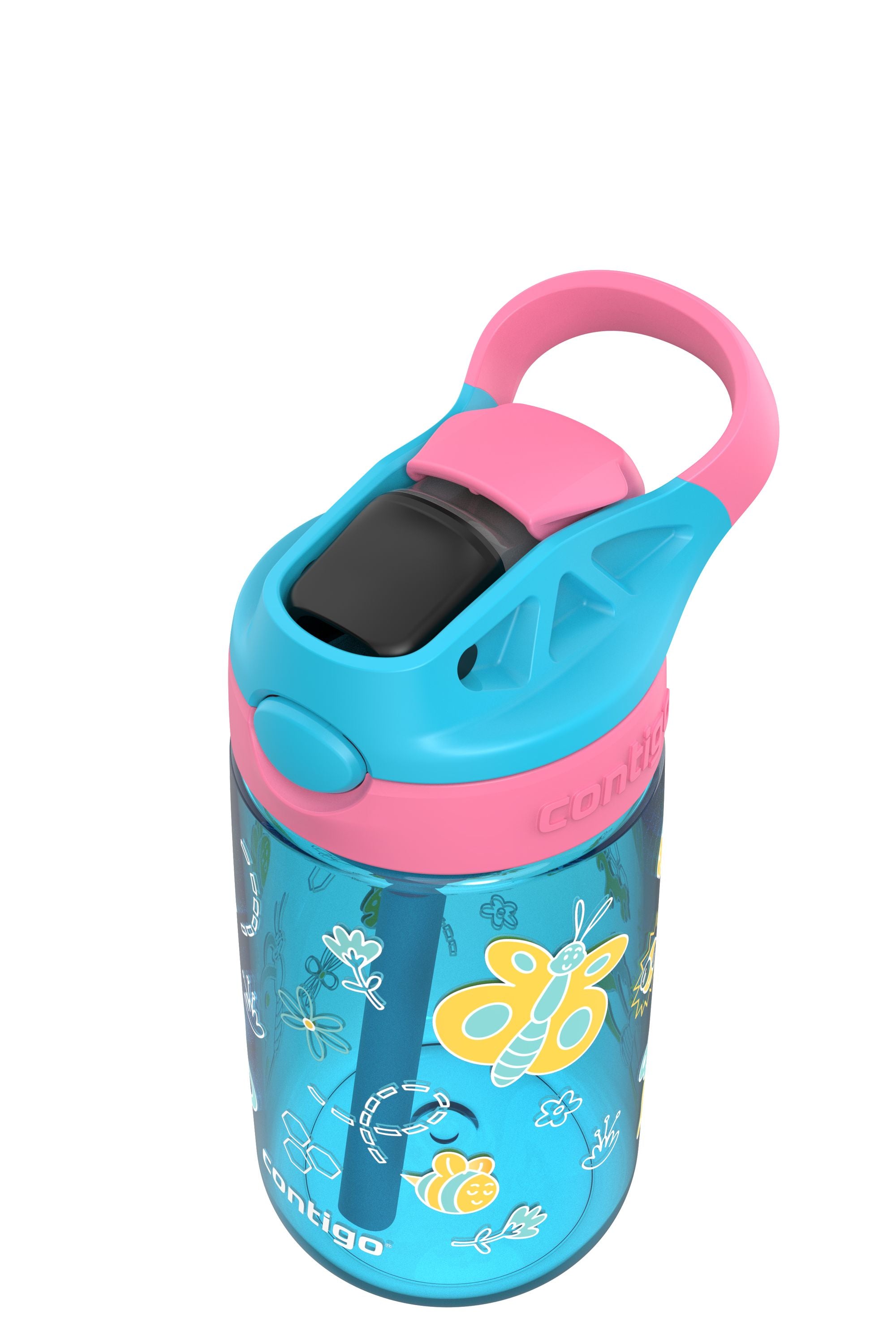 Contigo Kids Autospout Drink Bottle 414ml Butterflies