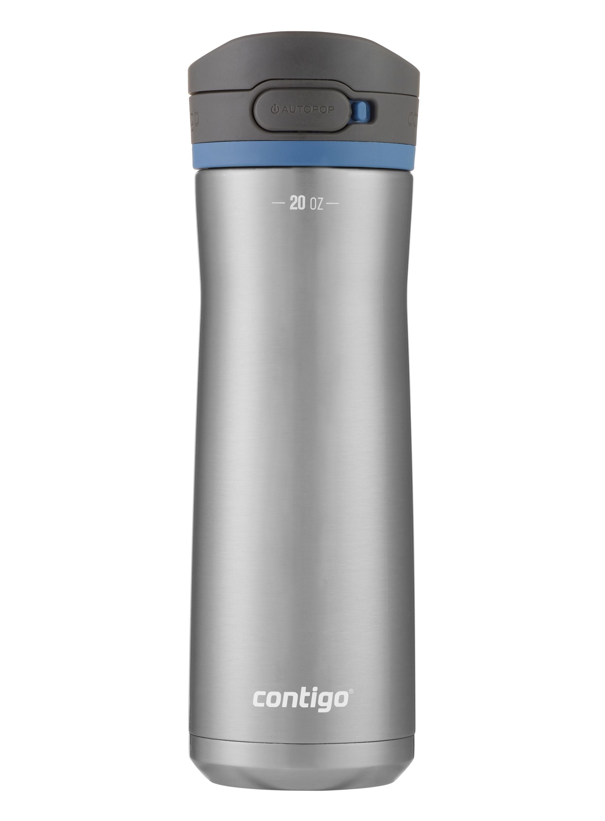 Contigo Jackson Chill Autopop Drink Bottle 591ml Stainless Steel