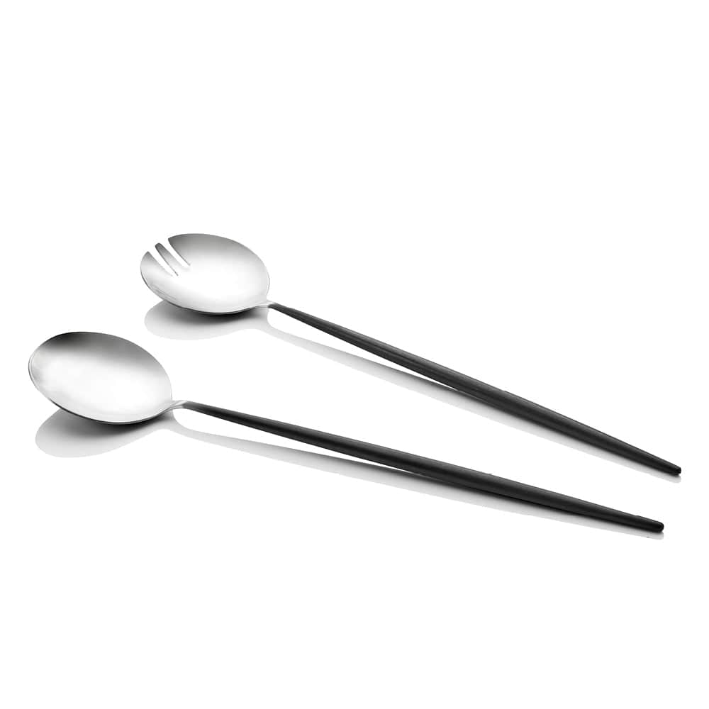 Stanley Rogers Piper Black Salad Servers 2 Piece Set