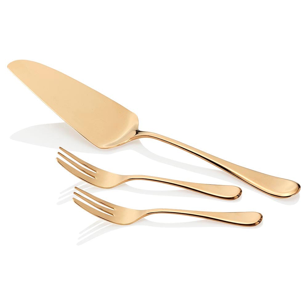 Stanley Rogers Chelsea Gold Cake Serving 7 Piece Set