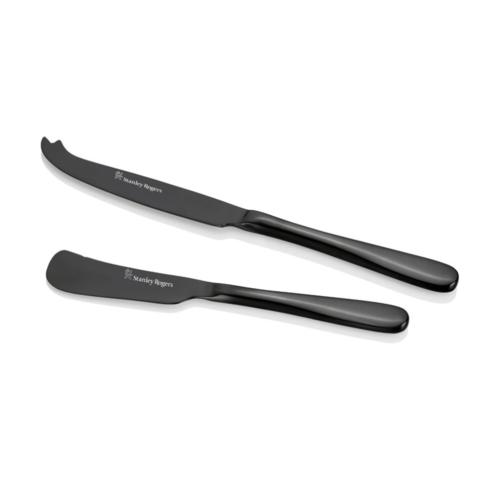 Stanley Rogers Albany Onyx Cheese Knives 2 Piece Set