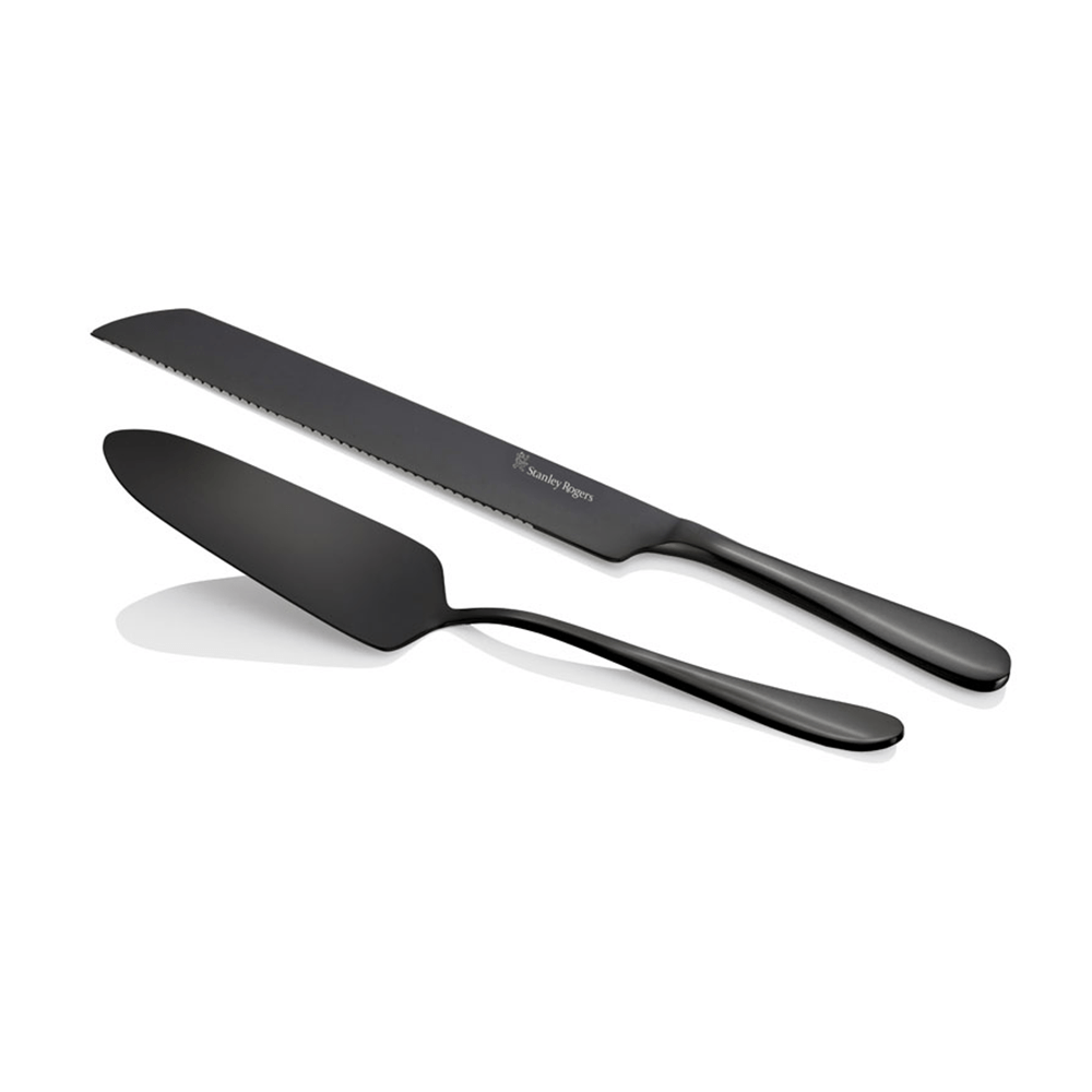 Stanley Rogers Albany Onyx Cake Knife & Server 2 Piece Set