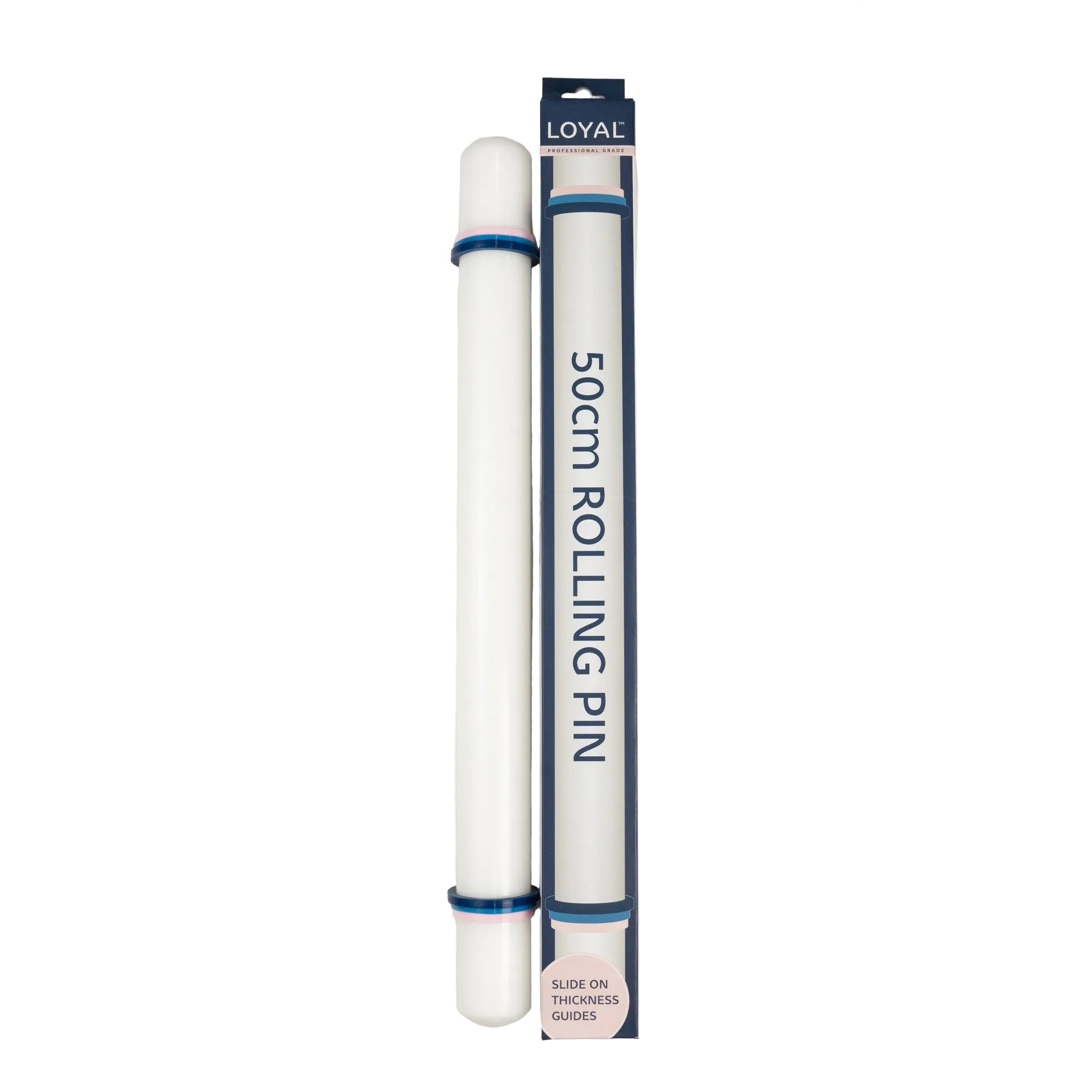 LOYAL Rolling Pin with Guide Rings 50cm