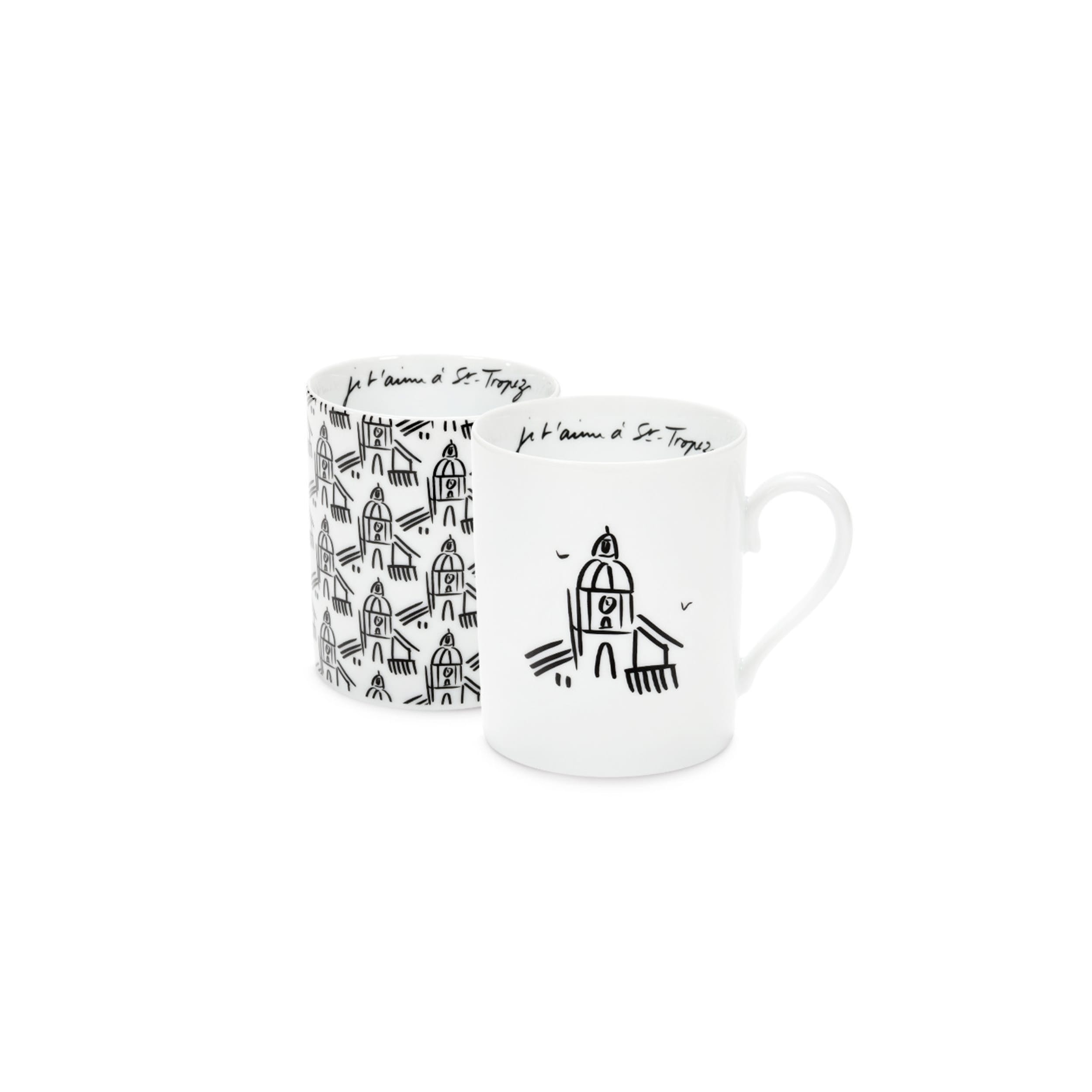Pillivuyt Je t'aime a Saint Tropez Mug 260ml