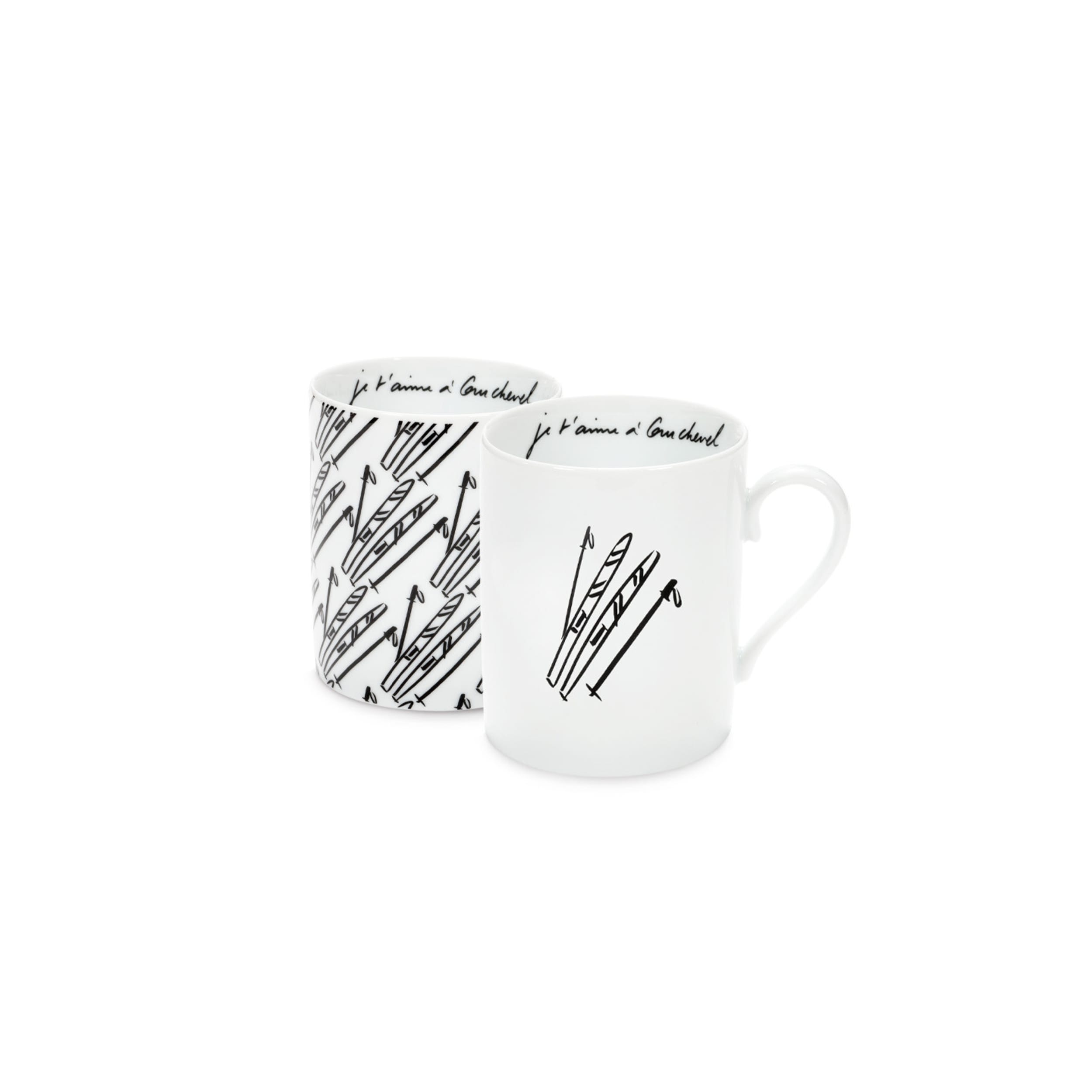 Pillivuyt Je t'aime a Courchevel Mug 260ml