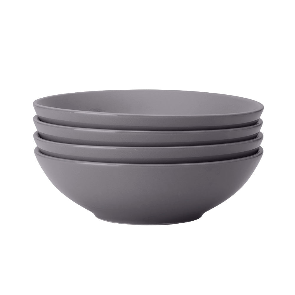 Wiltshire Pebble 18cm x 5.5cm Coupe Bowls 4 Piece Set