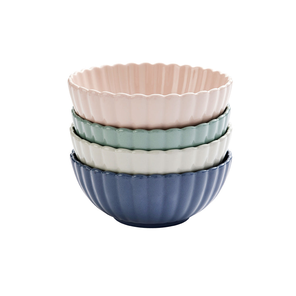 Wiltshire Petite Petal Bowls 15cm x 6.5cm 4 Piece Set