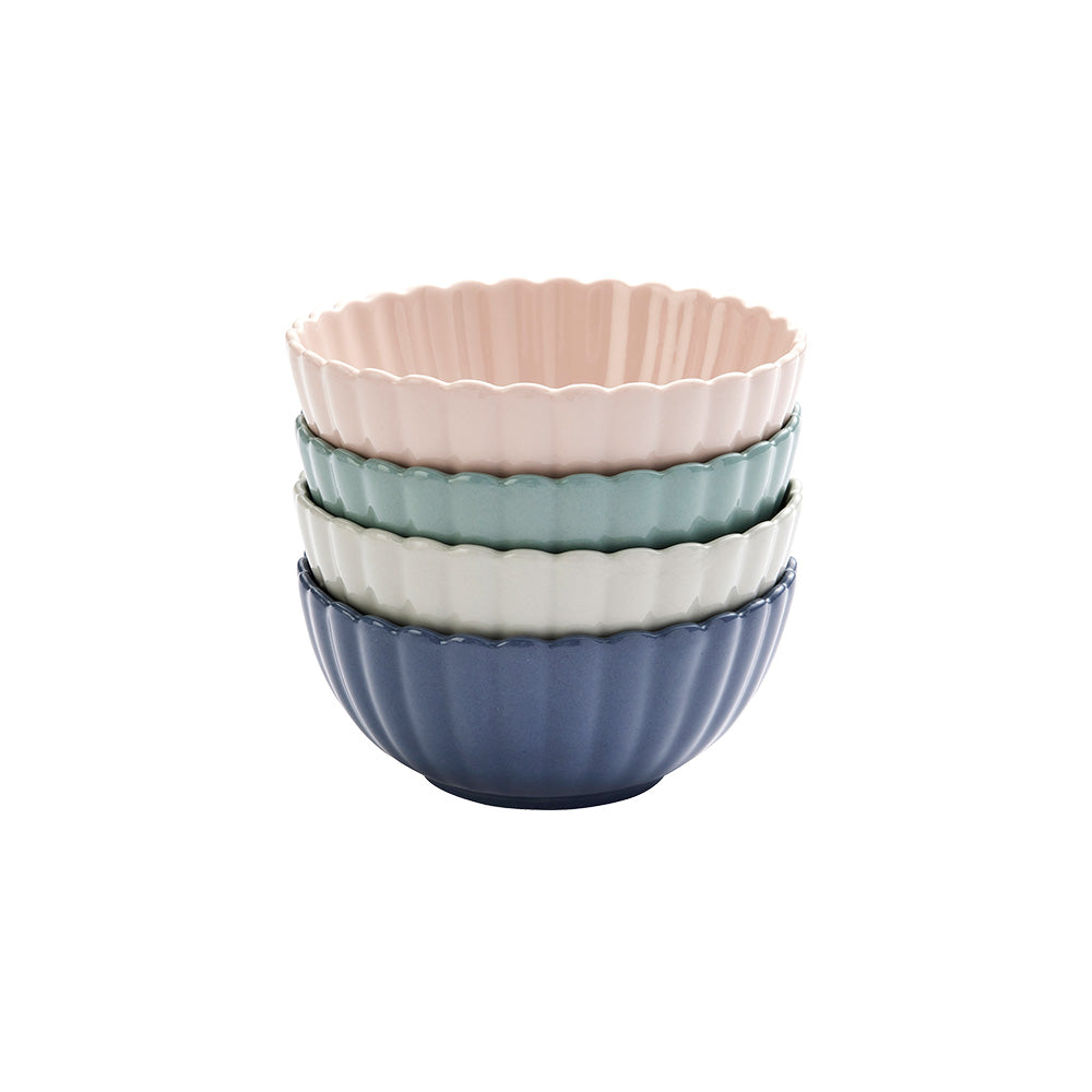 Wiltshire Petite Petal Bowls 11.5cm x 5cm 4 Piece Set